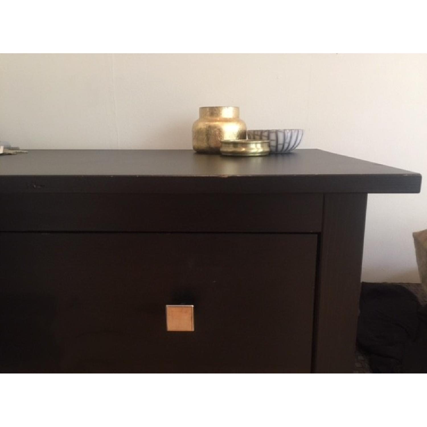 Ikea Hemnes Brown/Black 3 Drawer Dresser - image-5