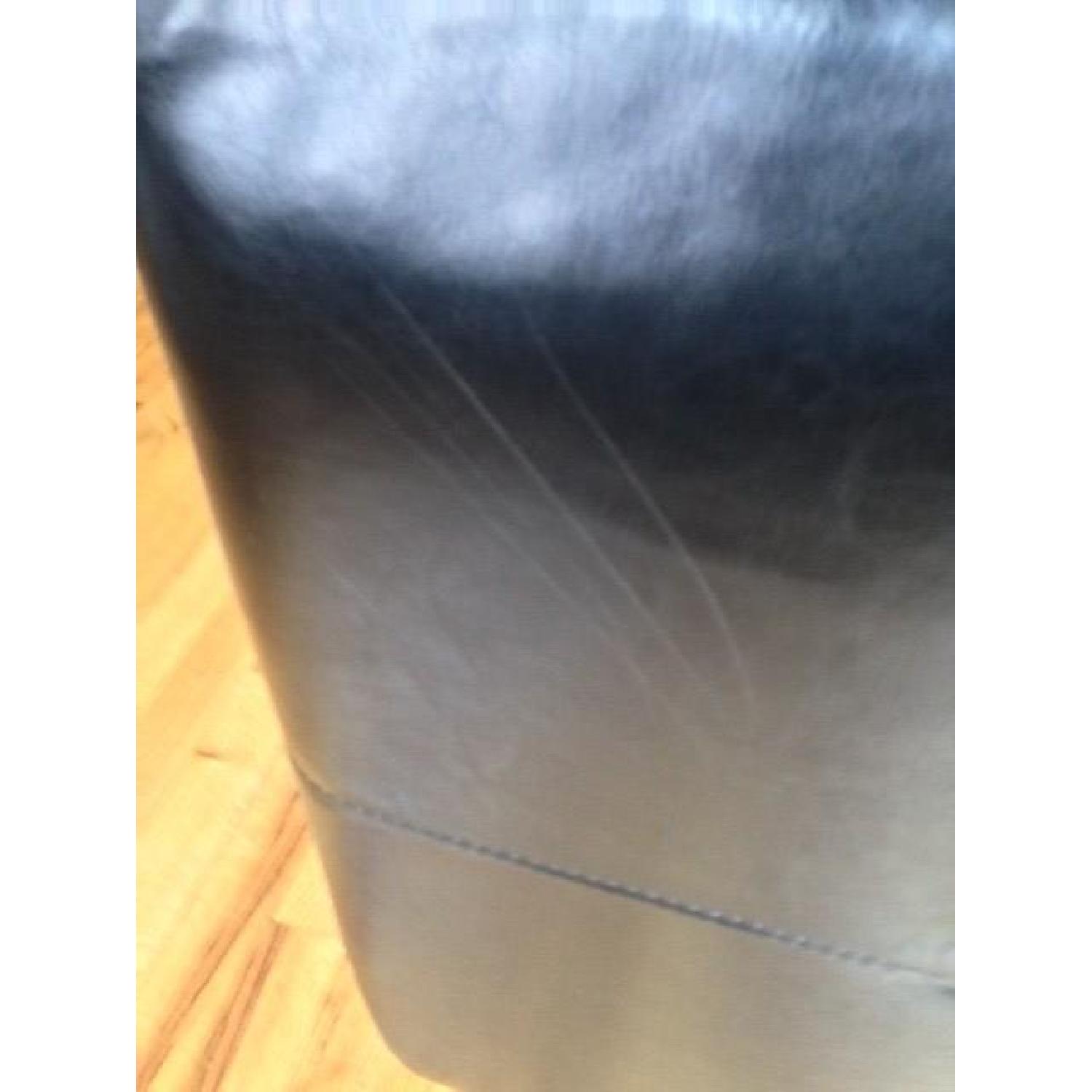 Jennifer Convertibles Textured Leather Sleeper Sofa - image-4