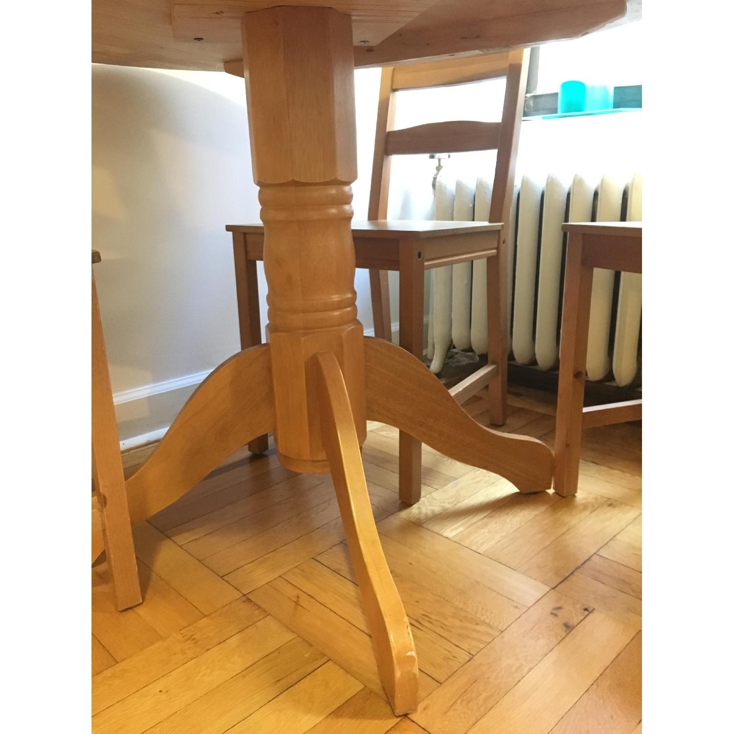 Solid Oak Round Dining Table - image-2