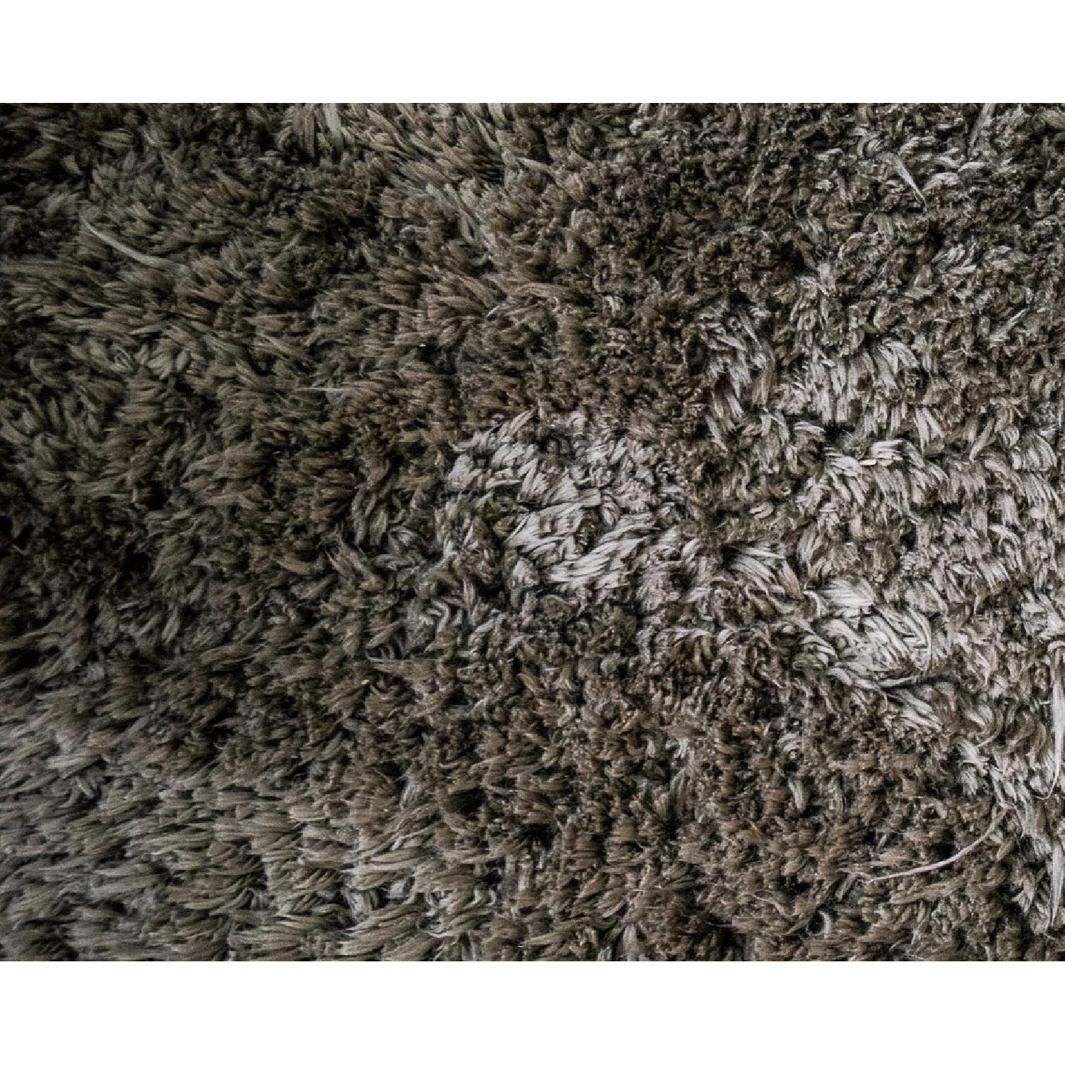 Gray Shag Area Rug - image-2