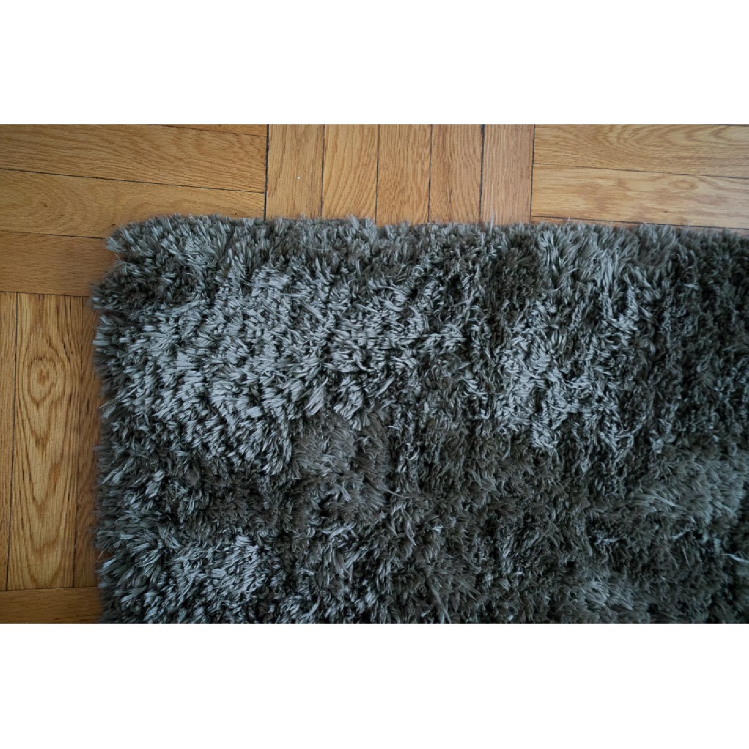 Gray Shag Area Rug - image-3