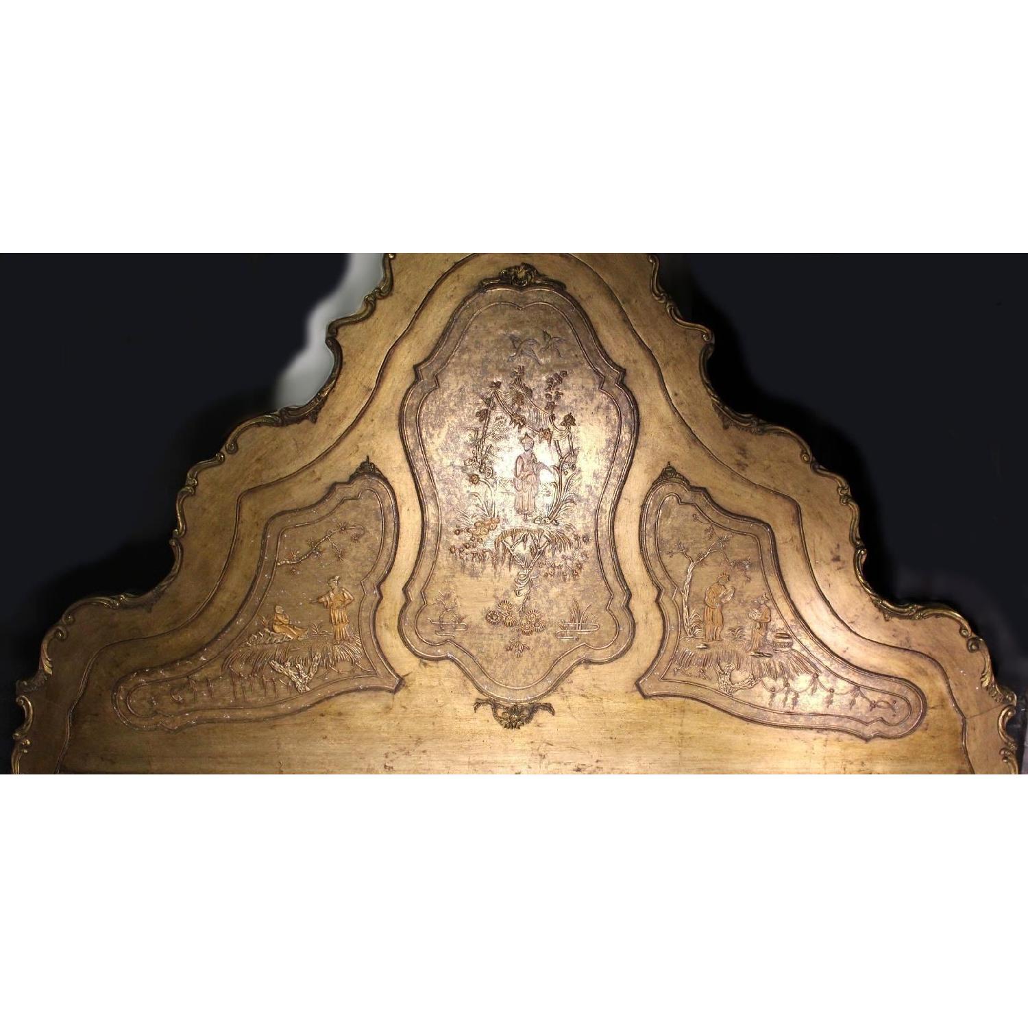 3D King Size Chinoserie Asian Style Headboard - image-8