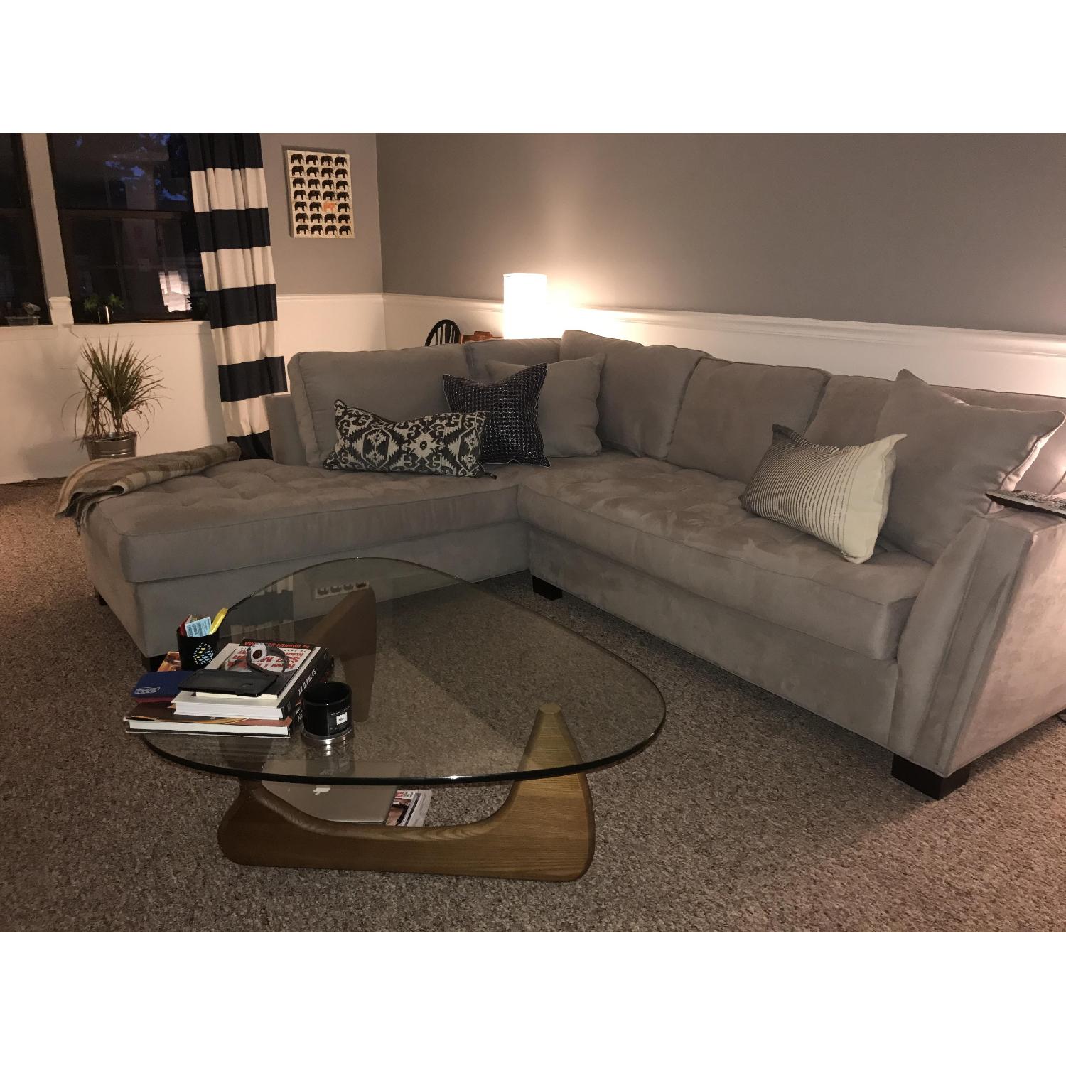 Raymour & Flanigan Cindy Crawford Sectional Sofa - image-1