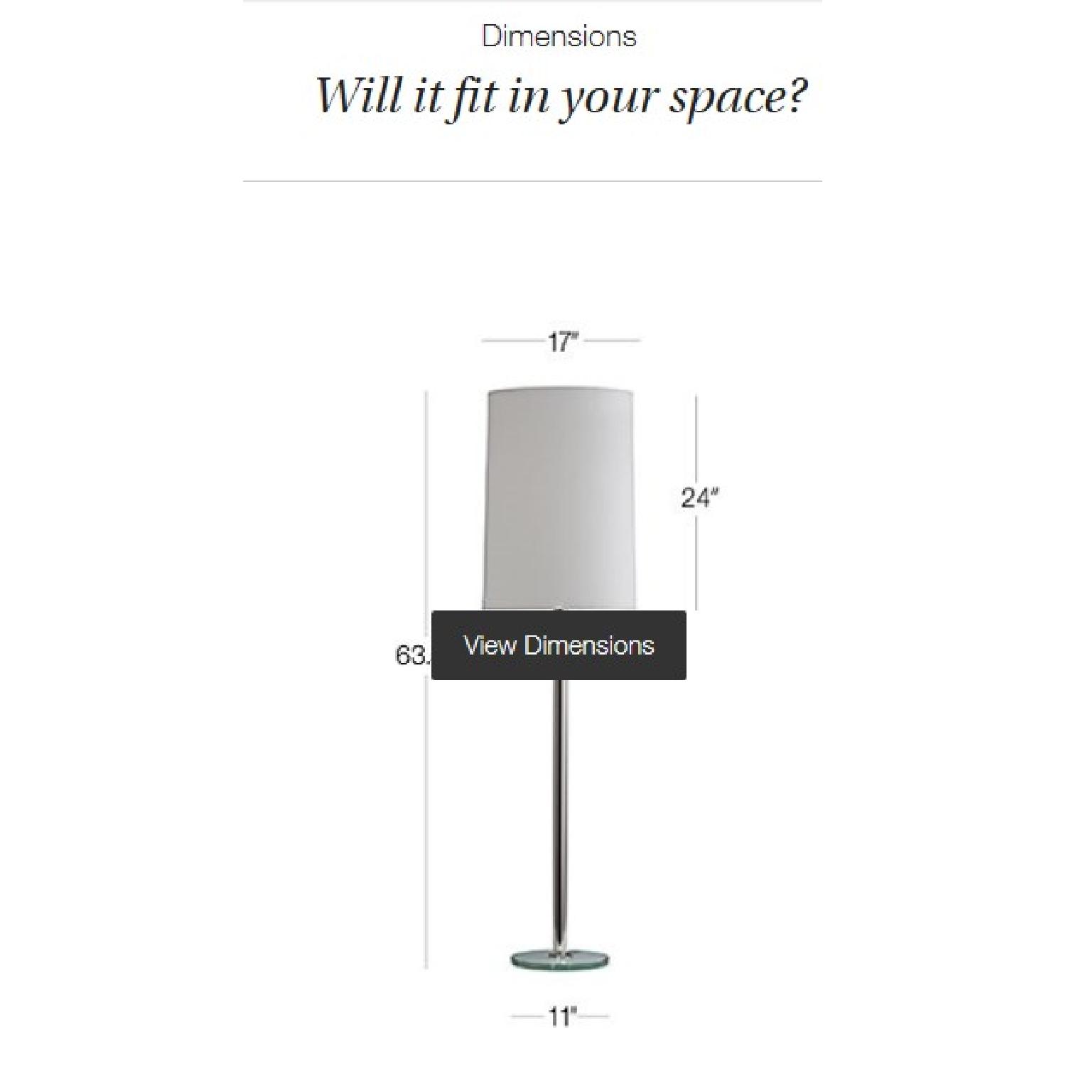 Crate & Barrel Magnum Floor Lamp - image-6
