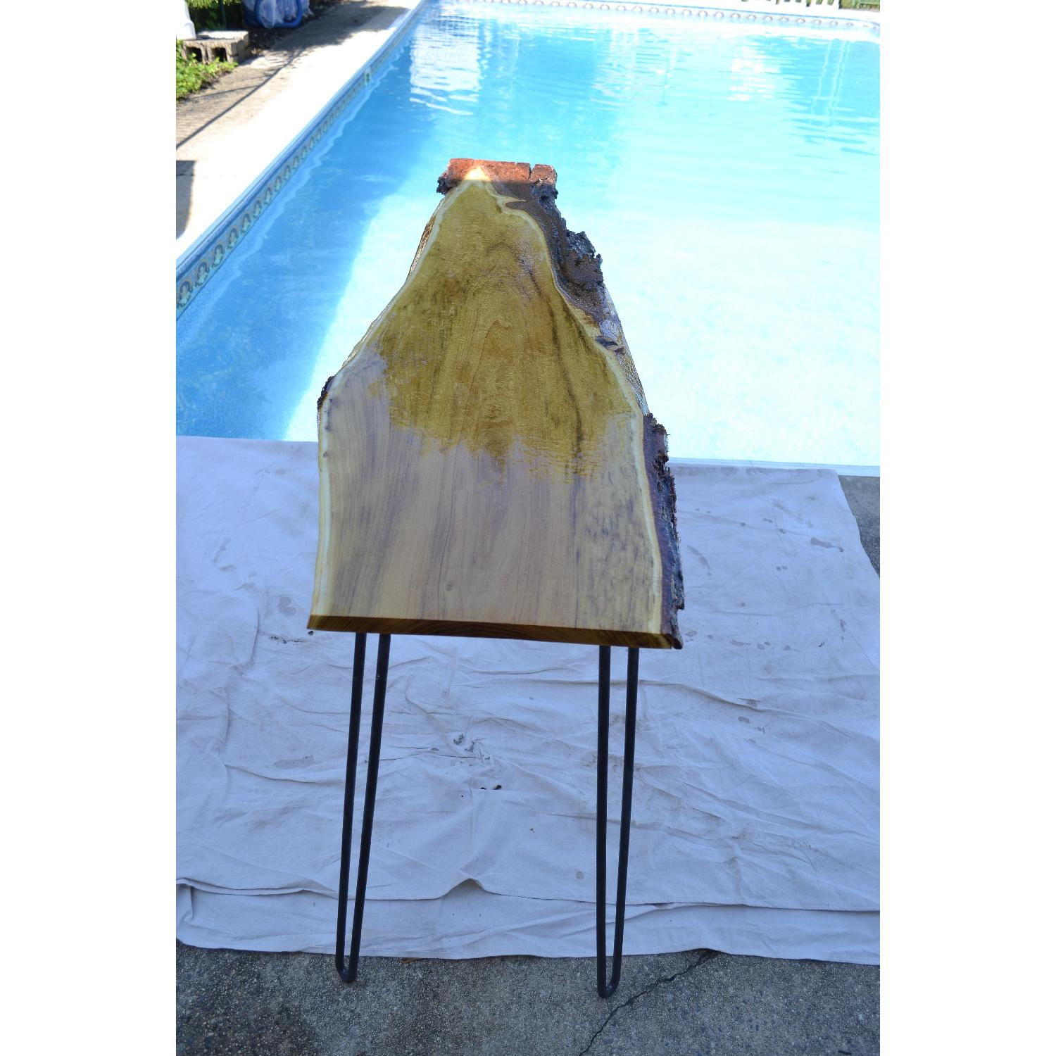 Rustic Live Edge Honey Locust Table/Desk - image-2