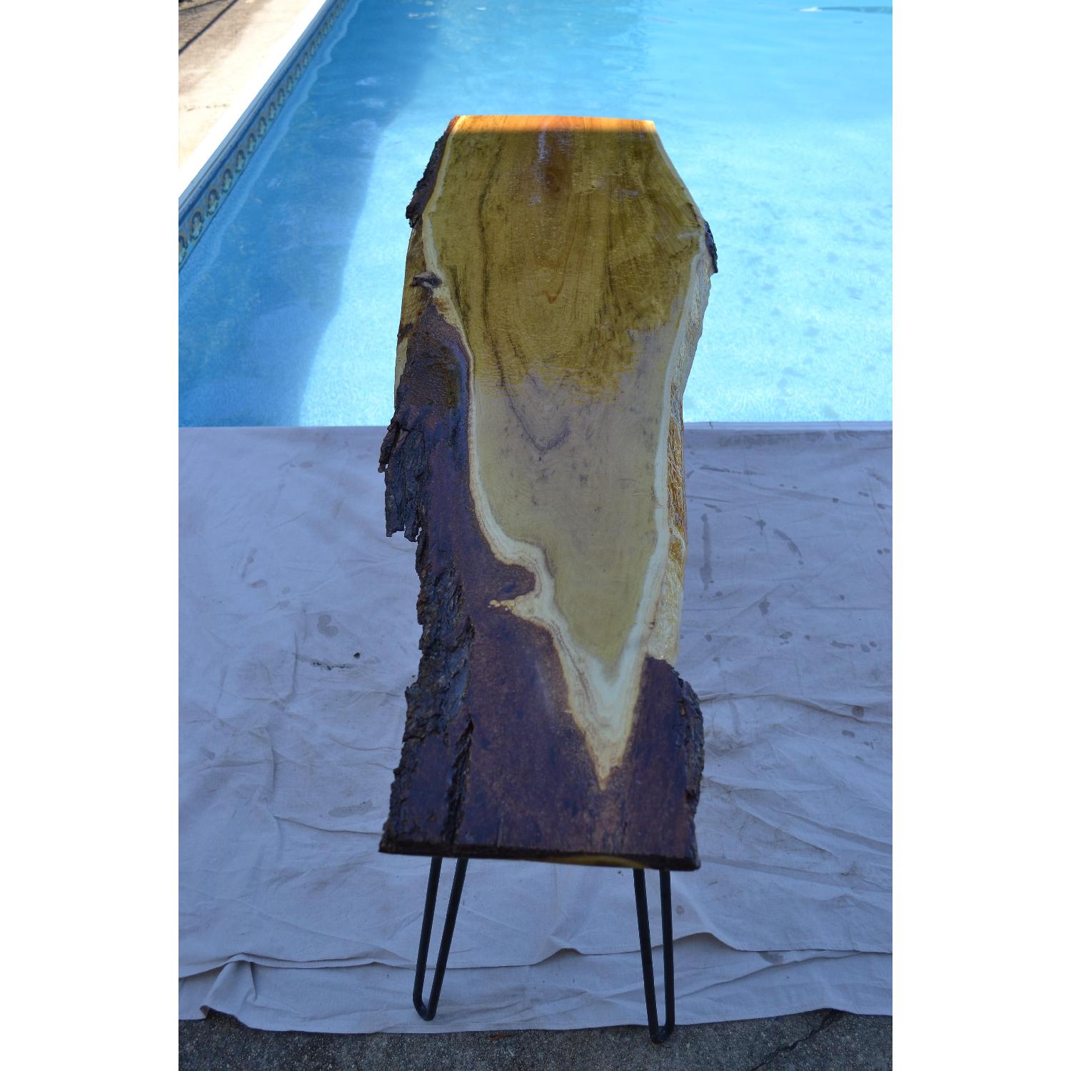 Rustic Live Edge Honey Locust Table/Desk - image-4
