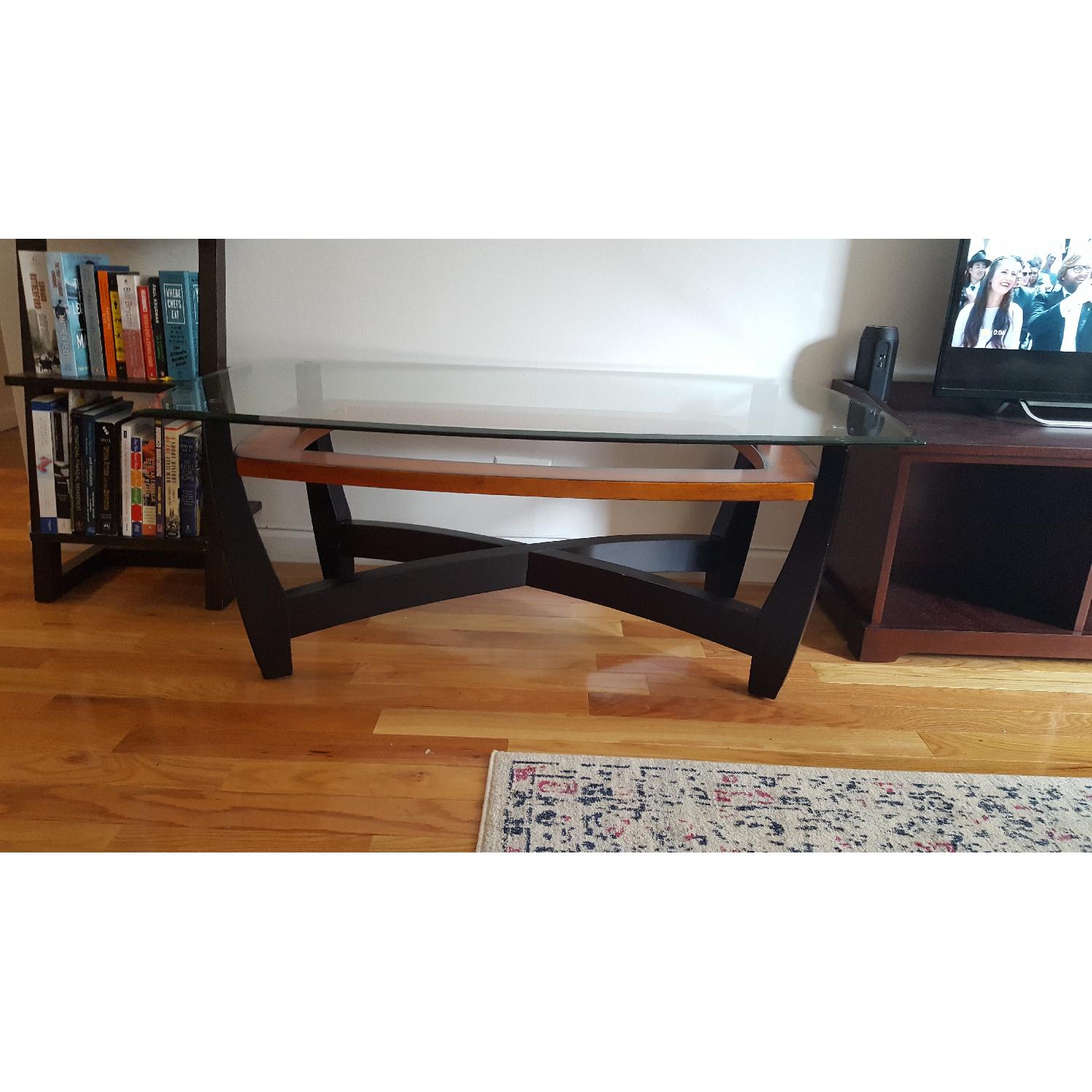 Macy's Elation Glass Coffee Table - image-2