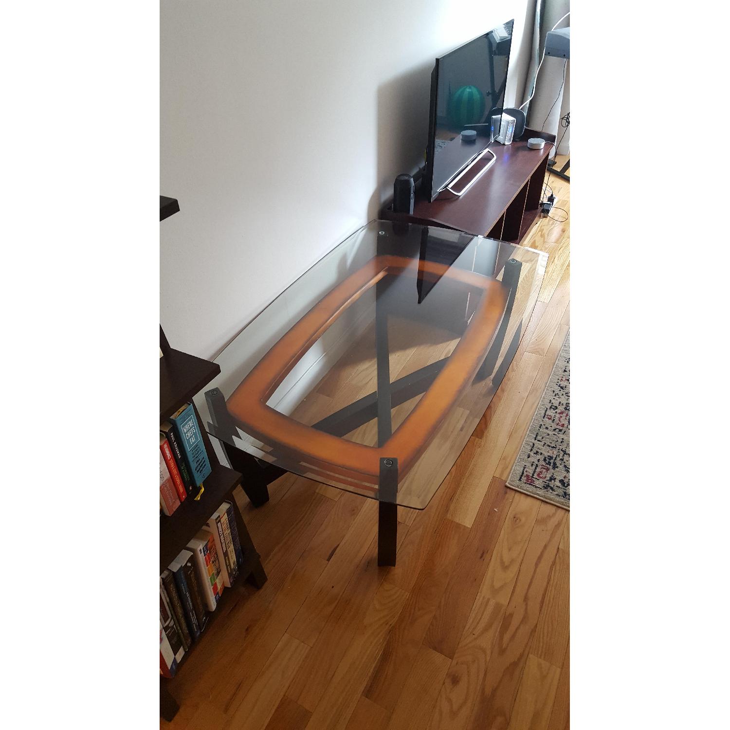 Macy's Elation Glass Coffee Table - image-3