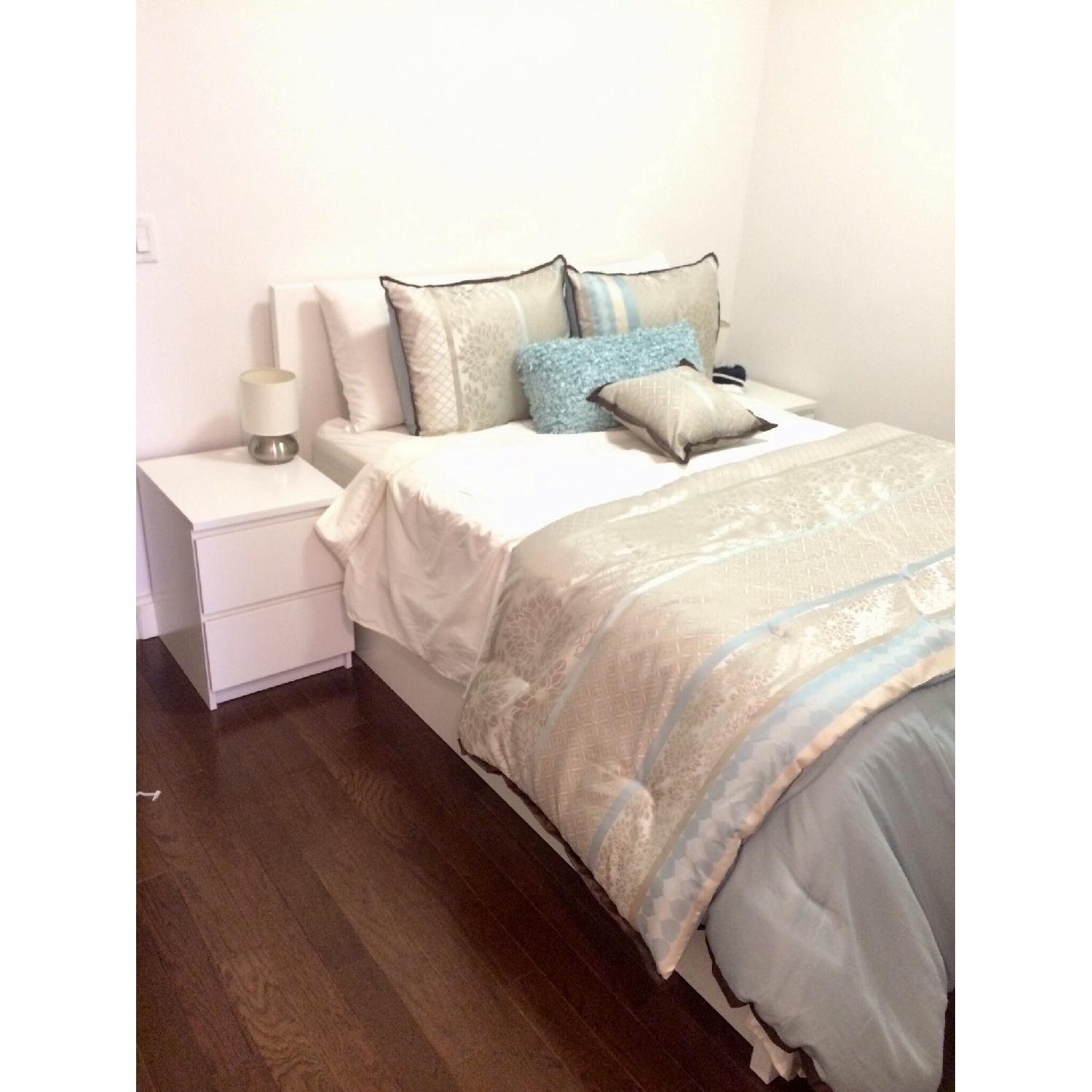 Ikea Malm White Storage Bed Frame - image-2