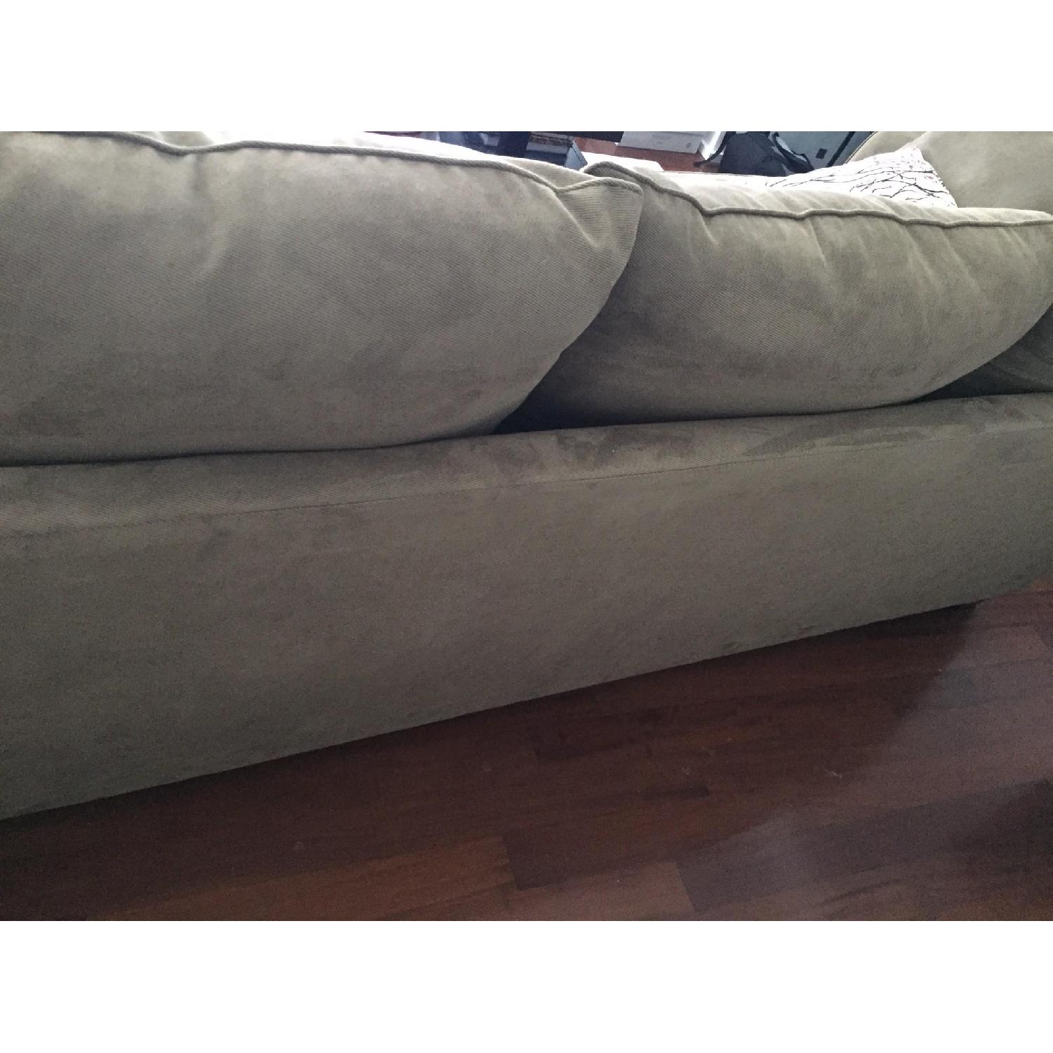 Klaussner Posen Microsuede Sofa - image-3