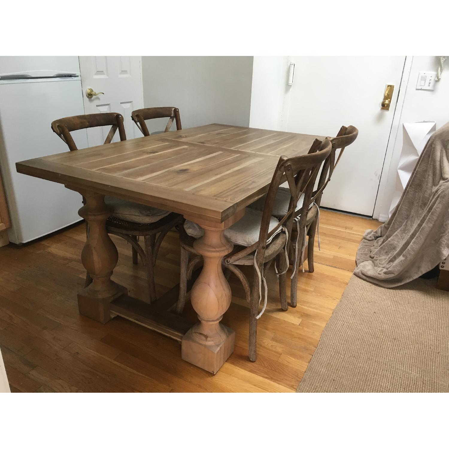 Restoration Hardware 17th c. Monastery Rectangular Dining Table - image-4