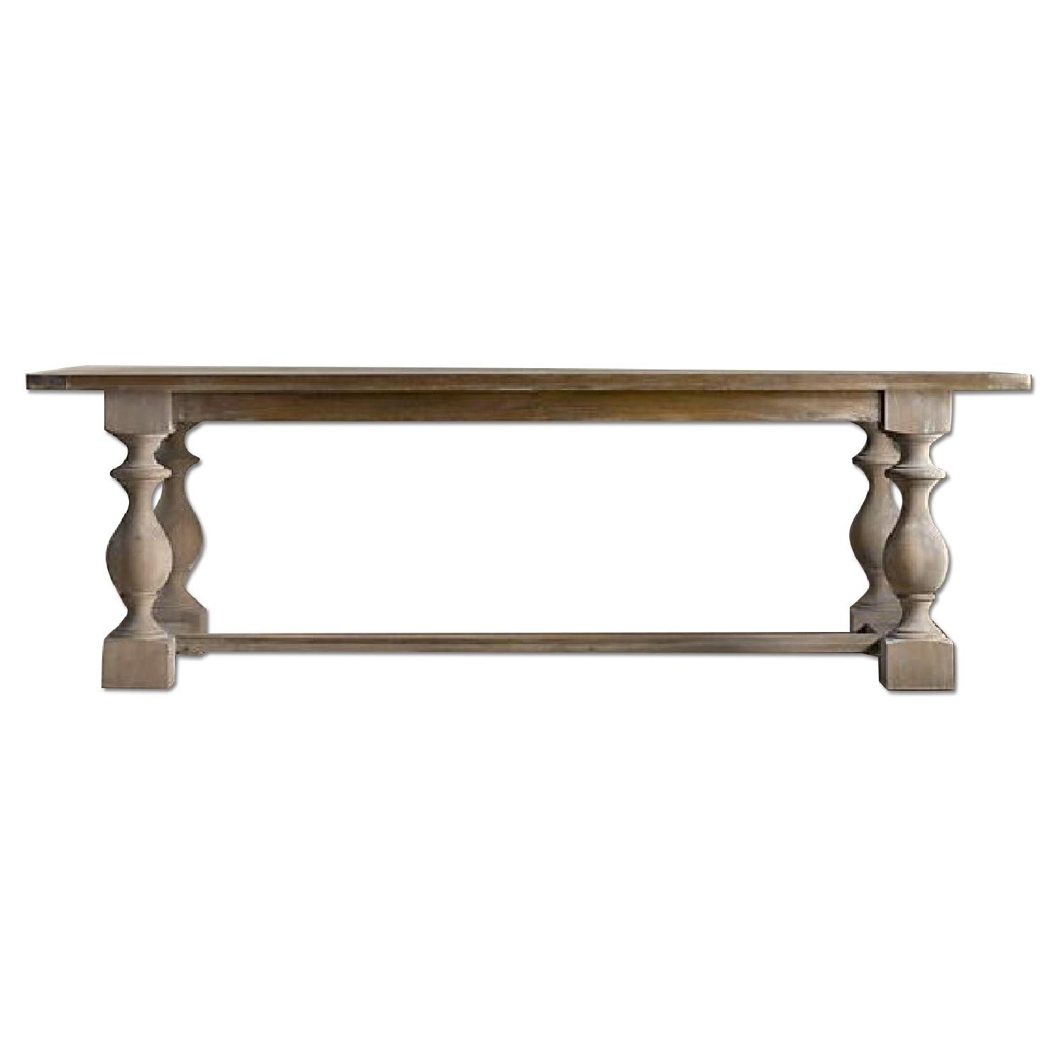 Restoration Hardware 17th c. Monastery Rectangular Dining Table - image-0