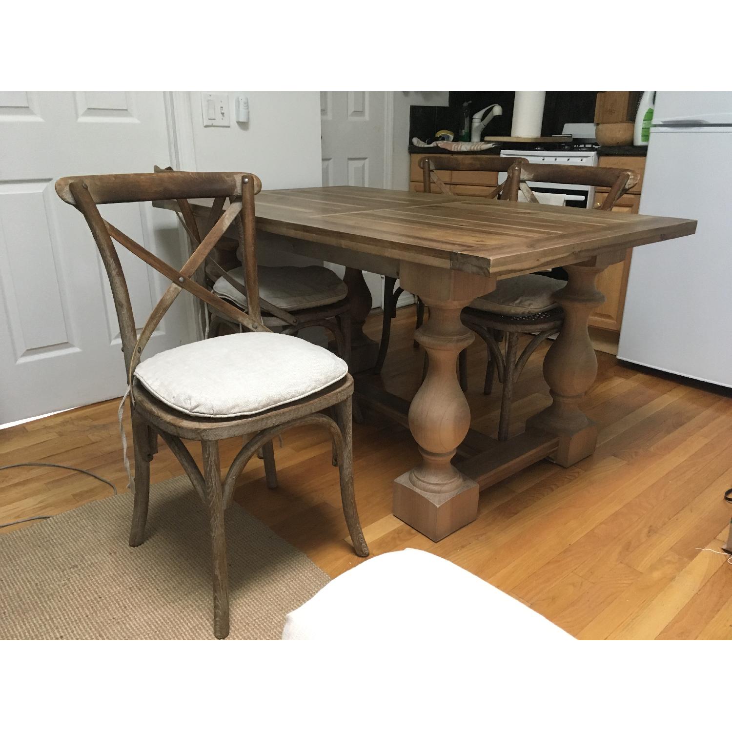 Wood Madeline Side Chair Madeleine Wooden Dining Chair, Vintage