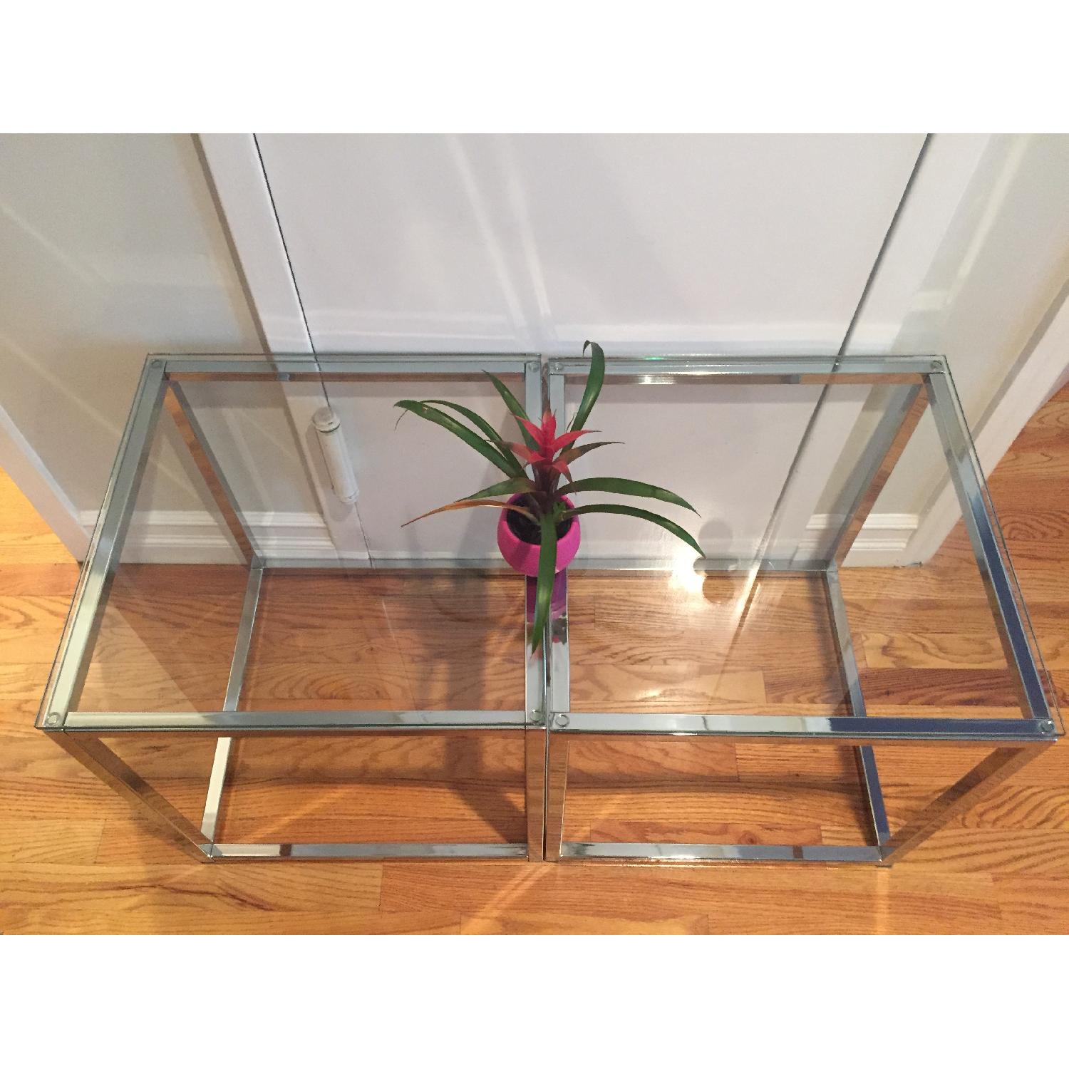 CB2 Smart Chrome Side Tables - image-3