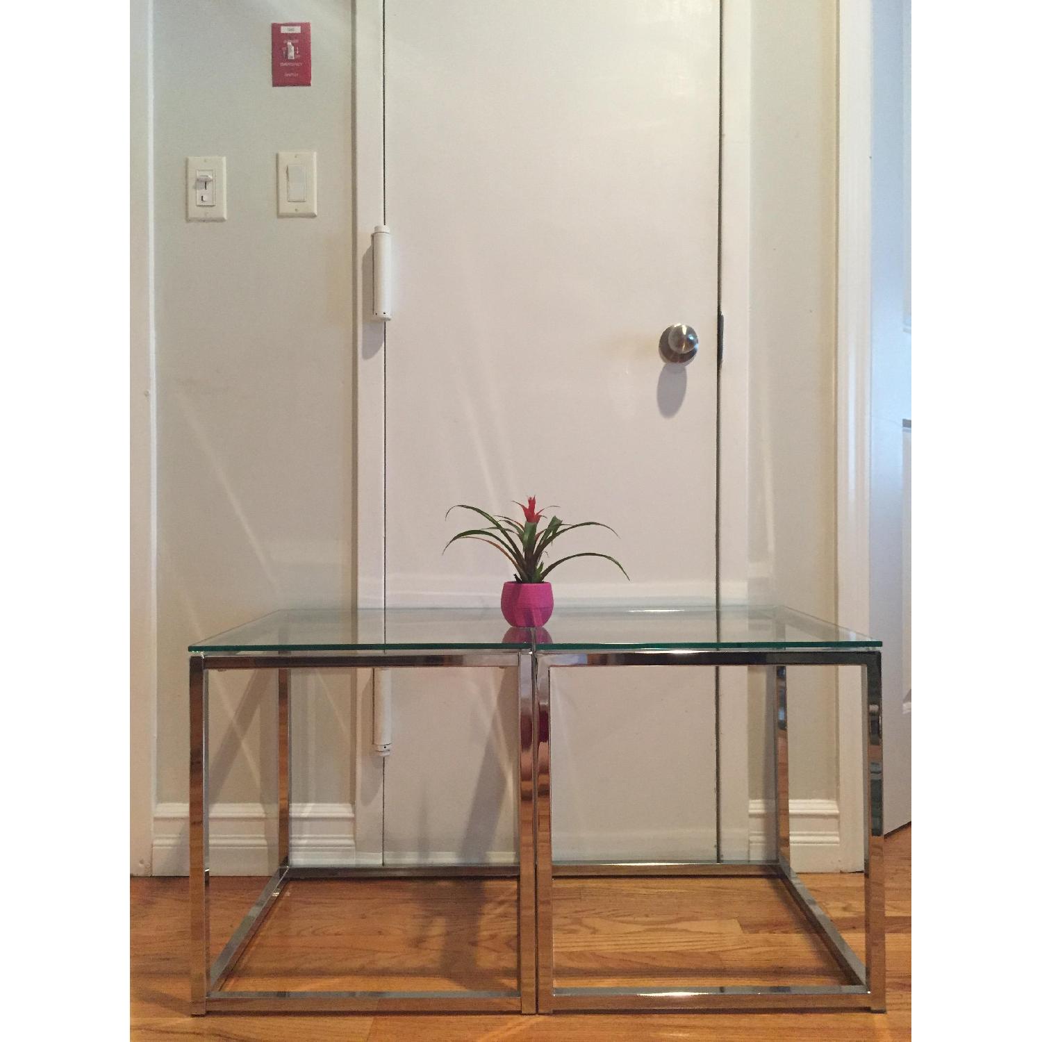 CB2 Smart Chrome Side Tables - image-4
