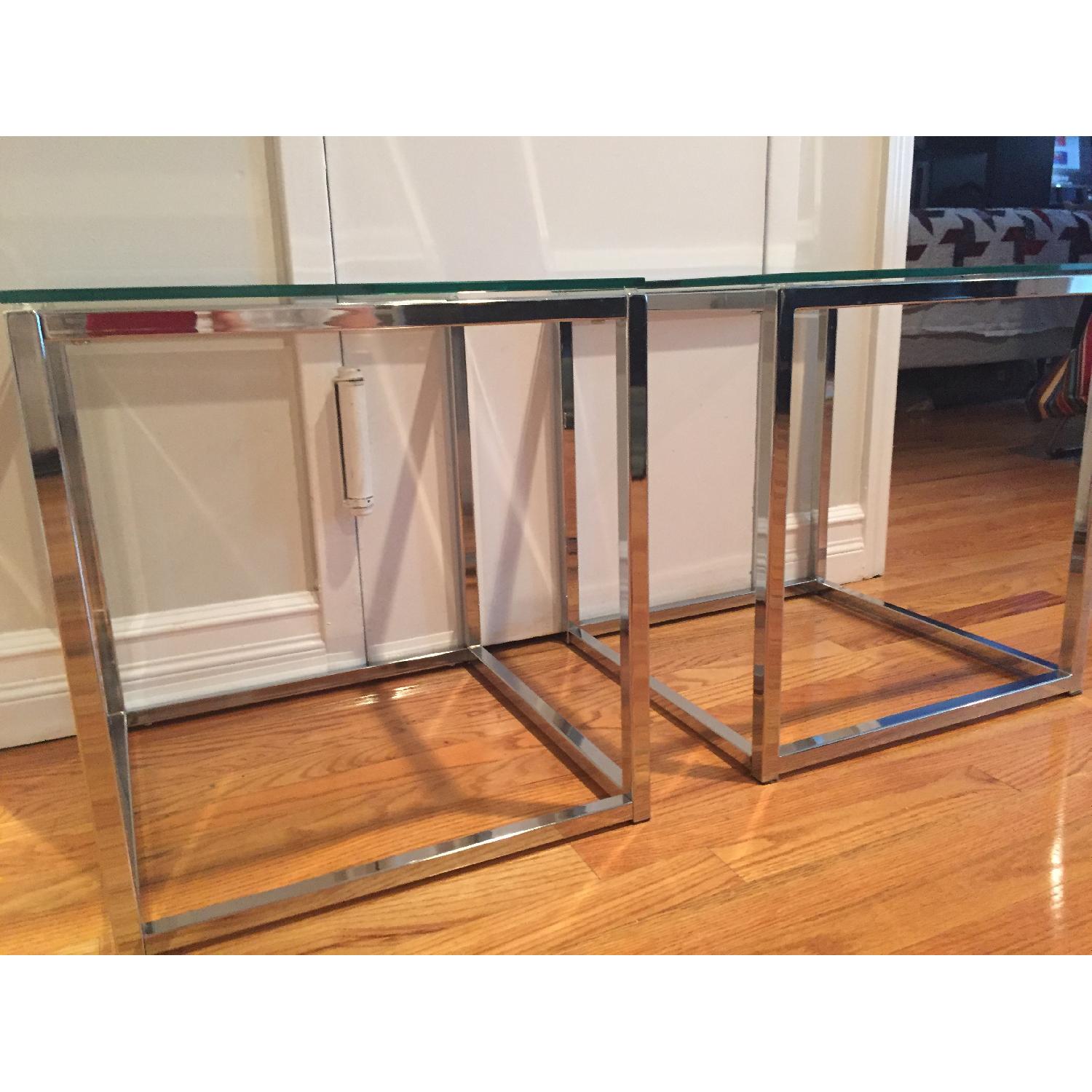 CB2 Smart Chrome Side Tables - image-7