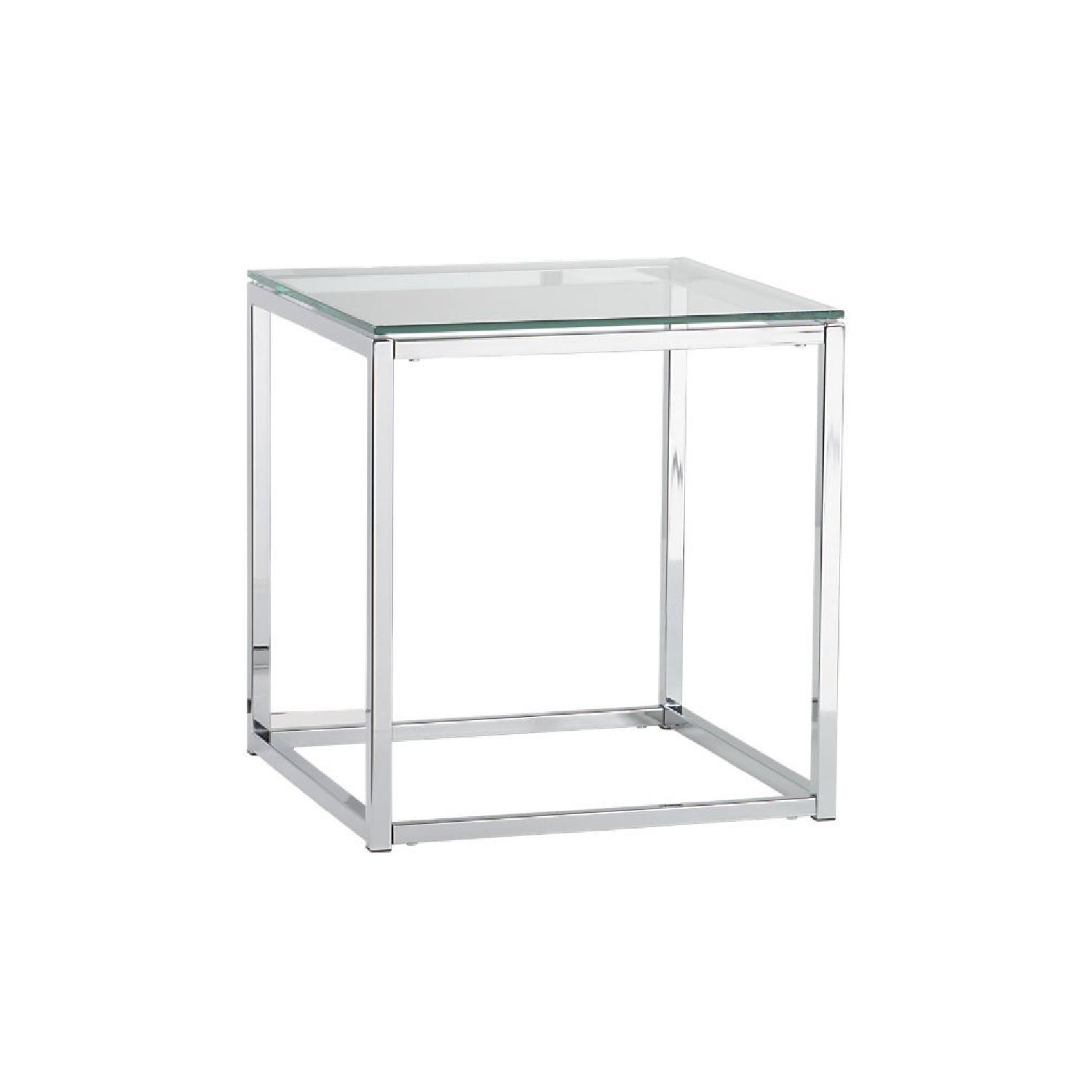 CB2 Smart Chrome Side Tables - image-0