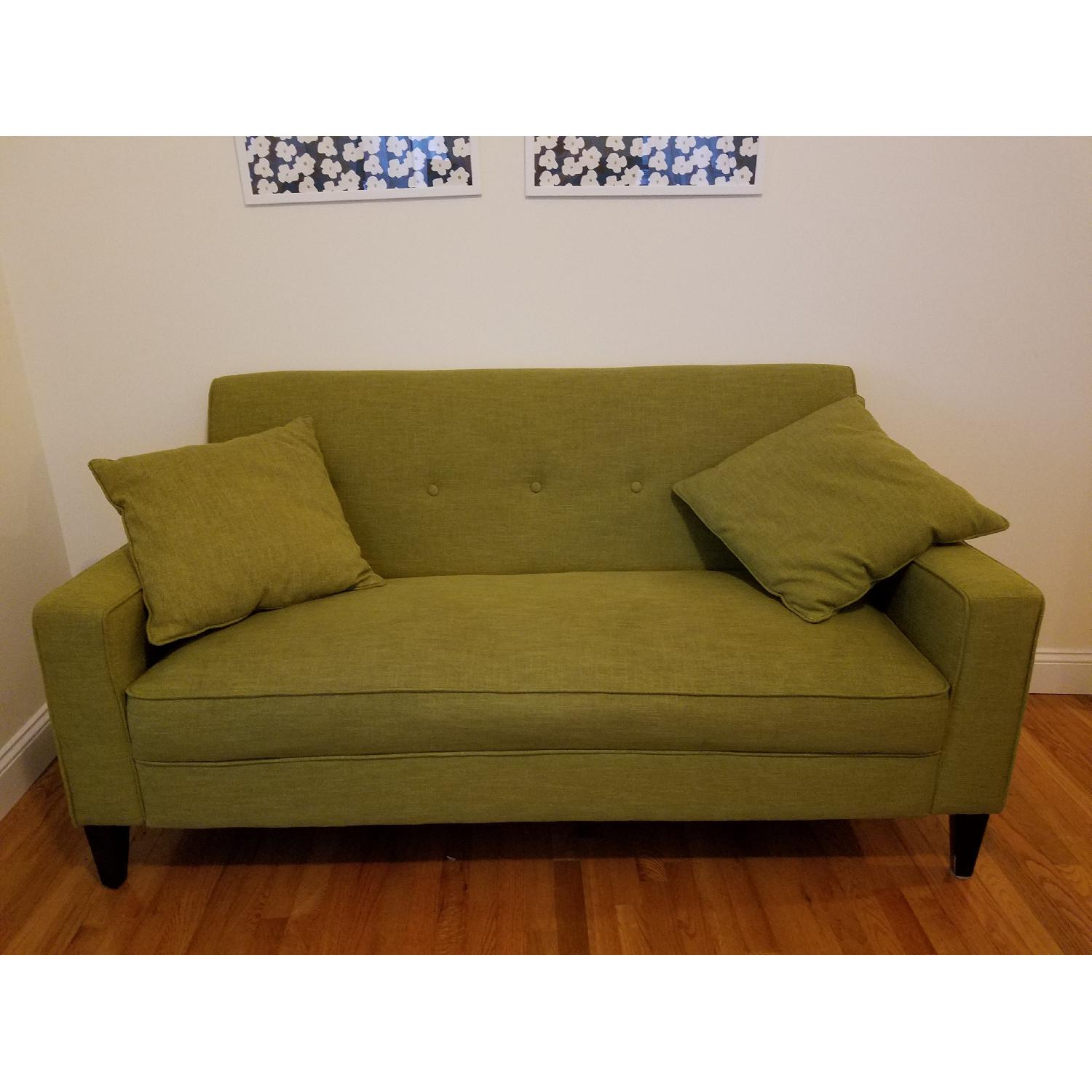 Handy Living Trista Couch in Green - image-1