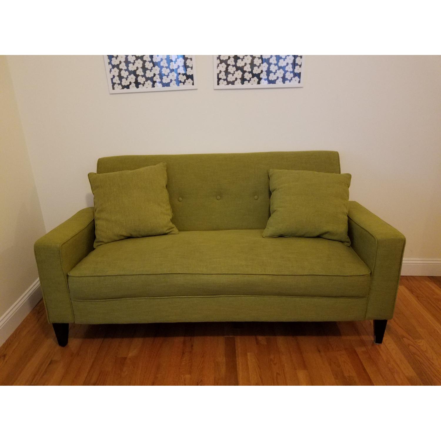 Handy Living Trista Couch in Green - image-5