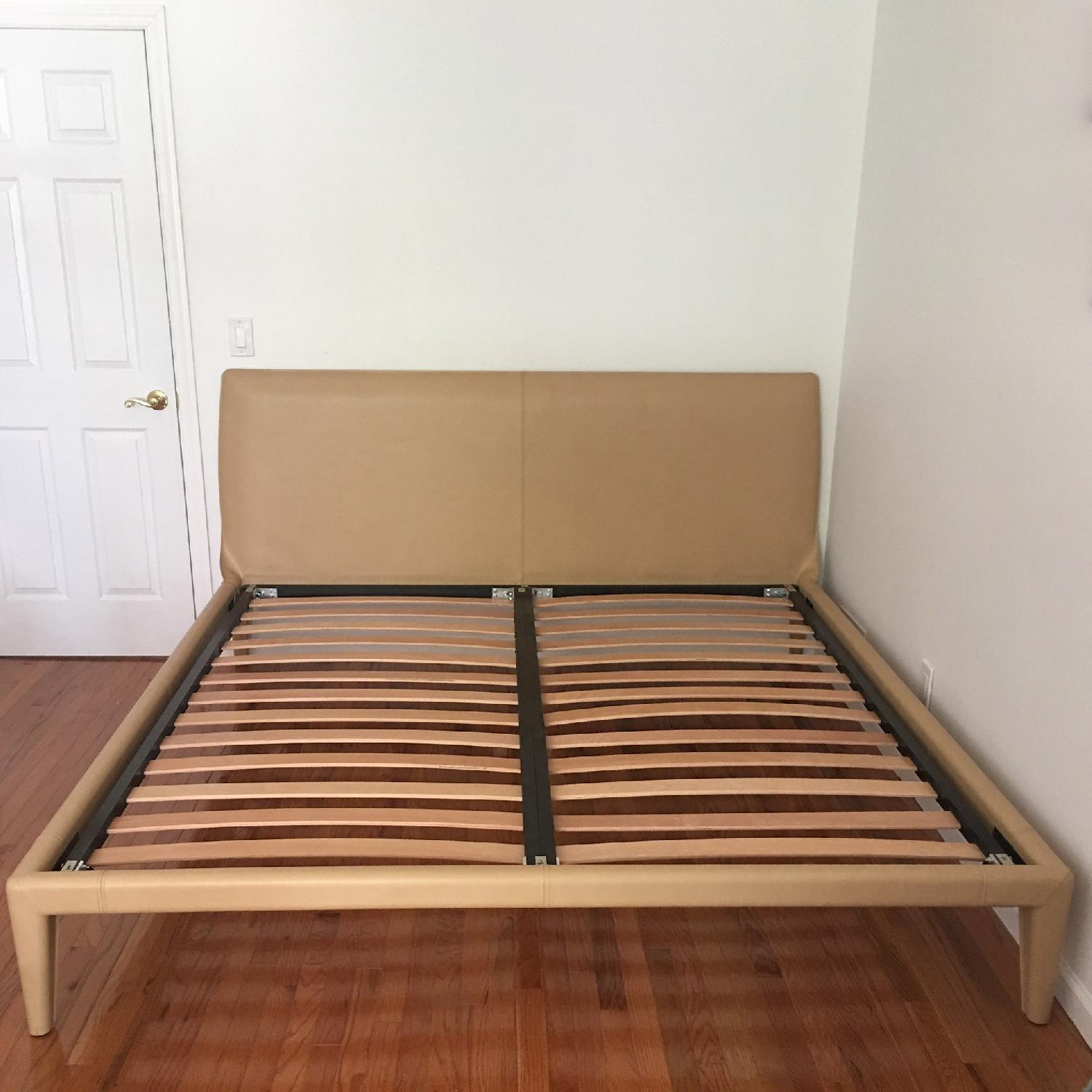 Design Within Reach Italian Leather Vella King Bed - image-1