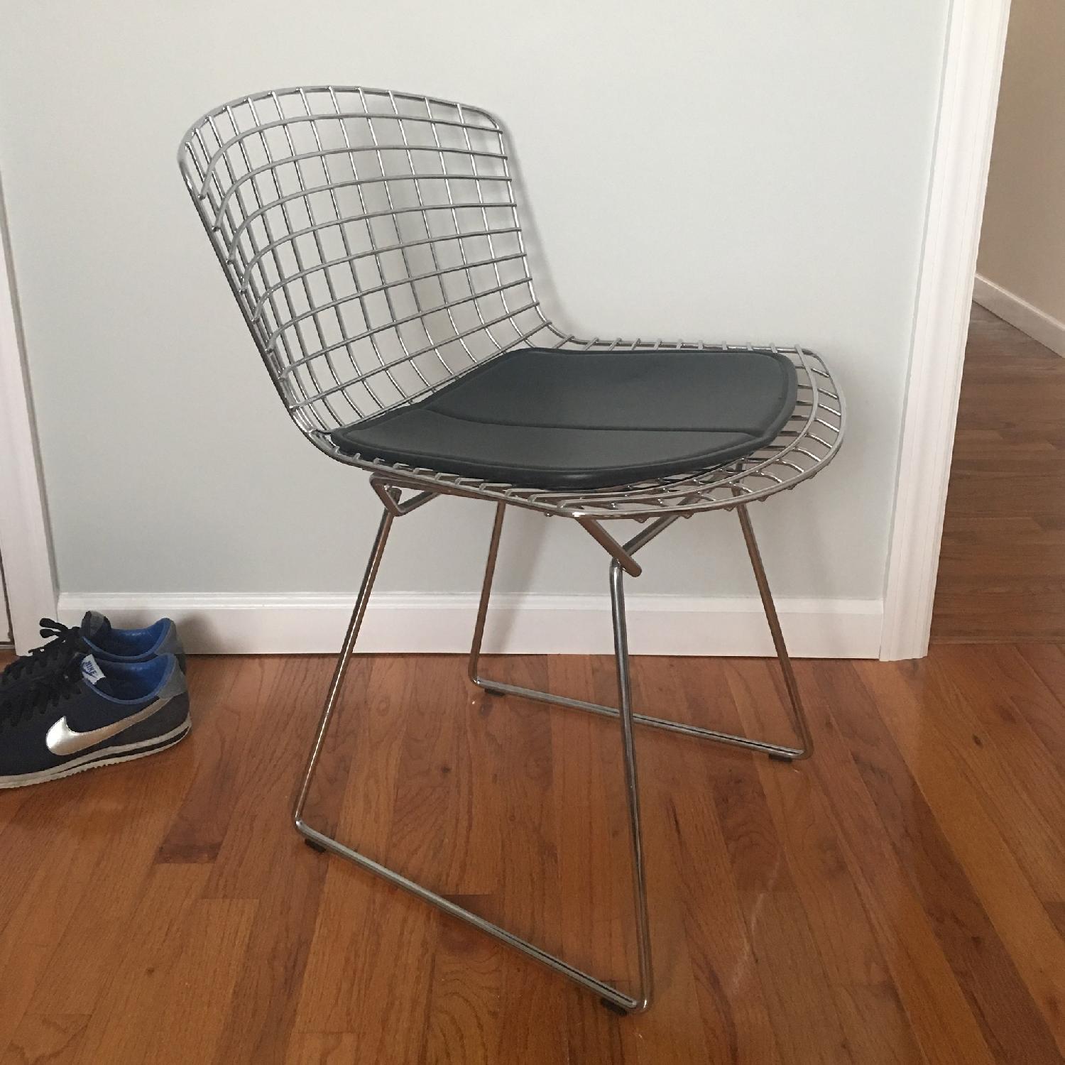 Knoll Bertoia Side Chair w/ Vinyl Seat Pad - image-1