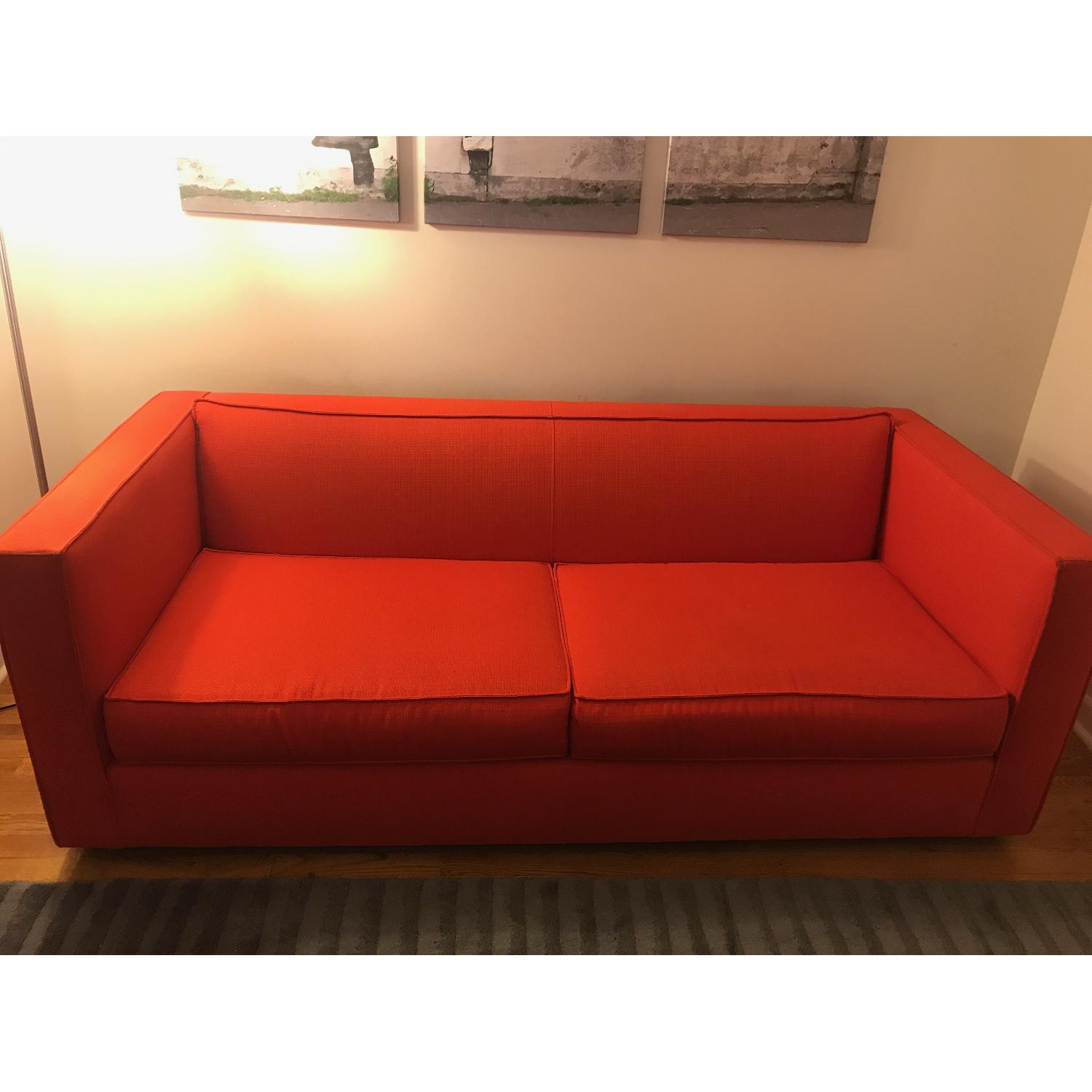 CB2 Club Sofa in Persimmon - image-1