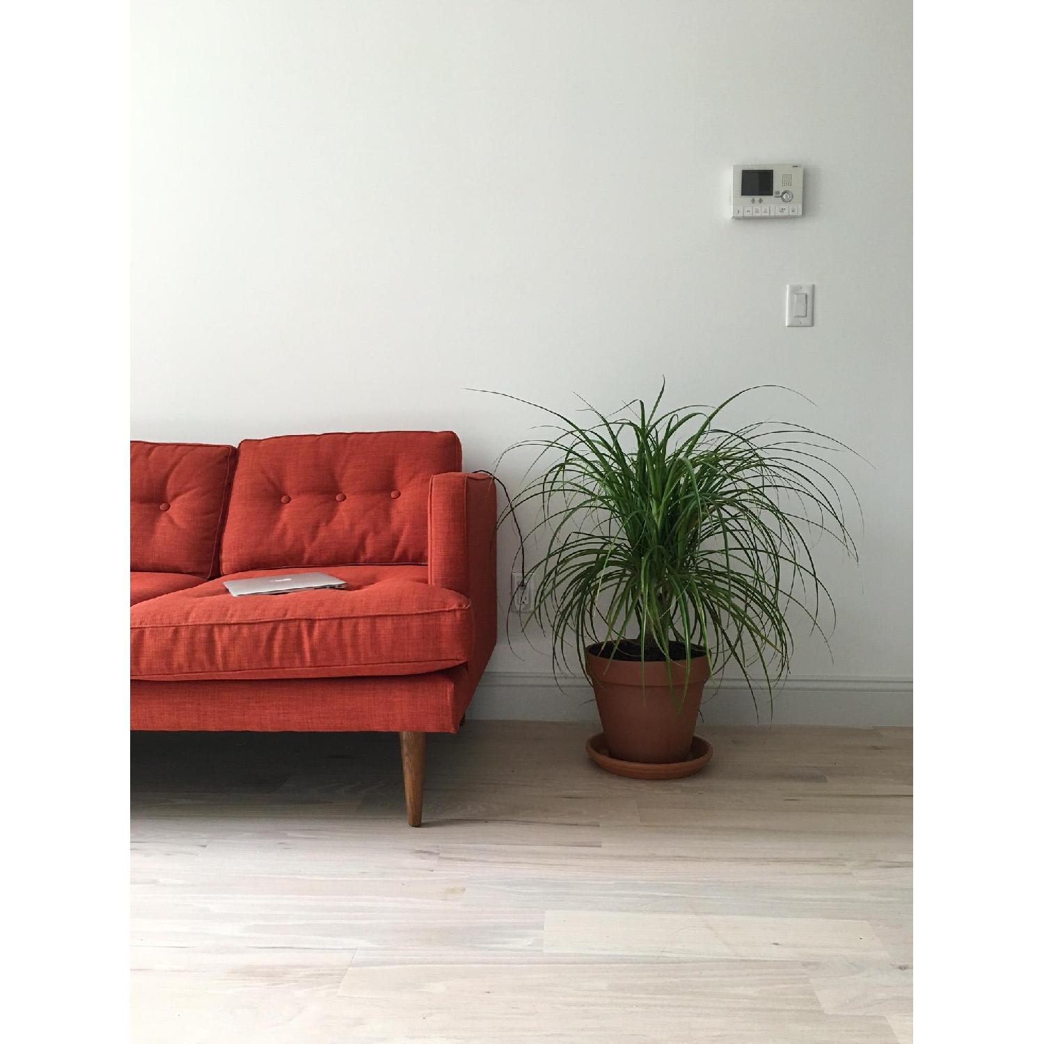 West Elm Peggy 3 Seater Sofa in Cayenne - image-5