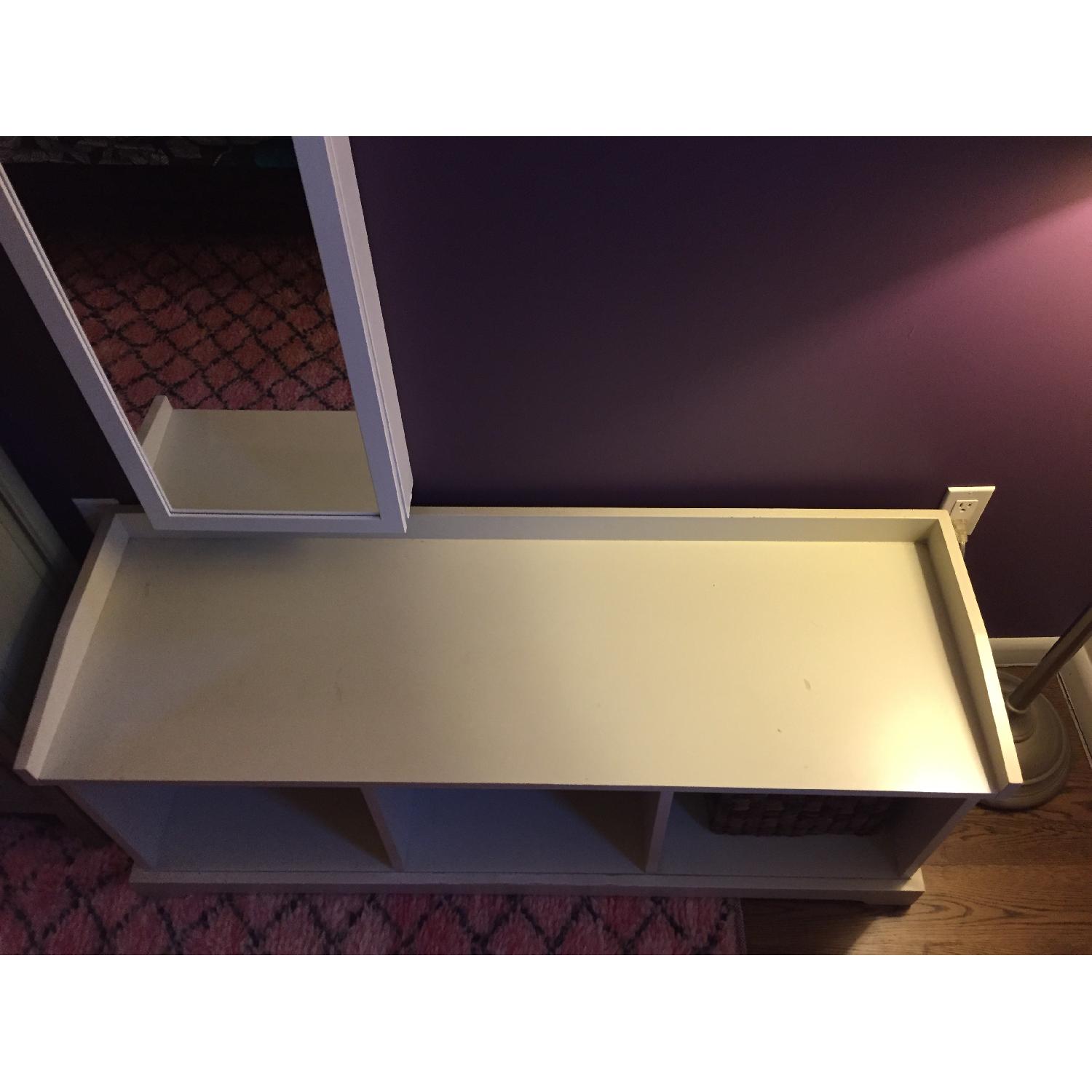 Pottery Barn Samantha Entry Bench & Cushion - image-1