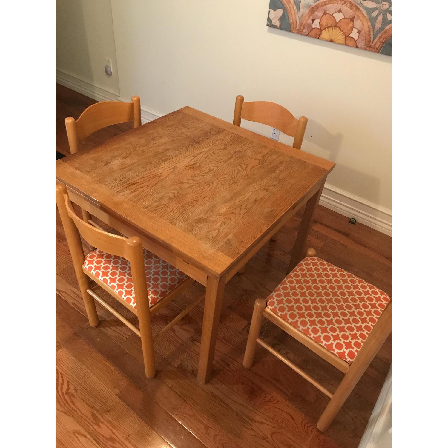 Square Dining Table w/ 4 Chairs - image-2