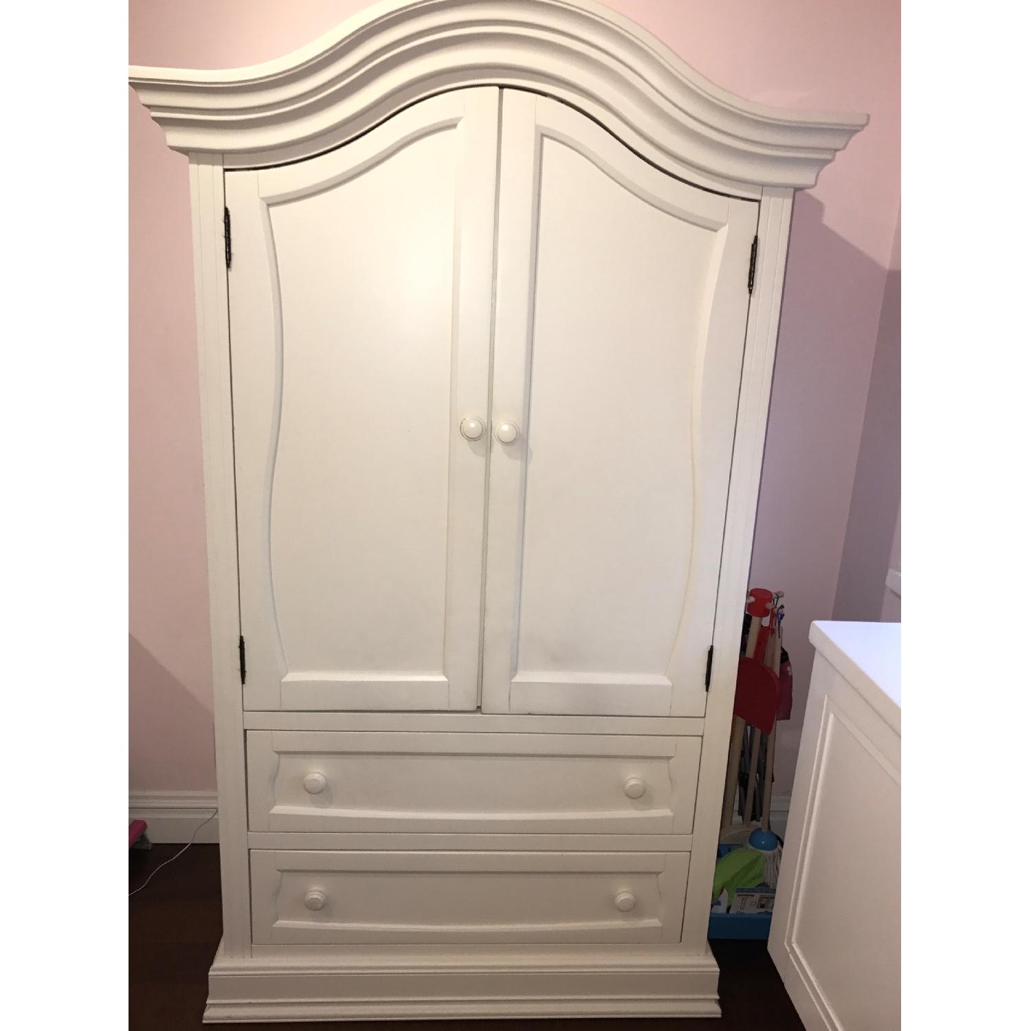 Baby Appleseeds Armoire in White - image-1