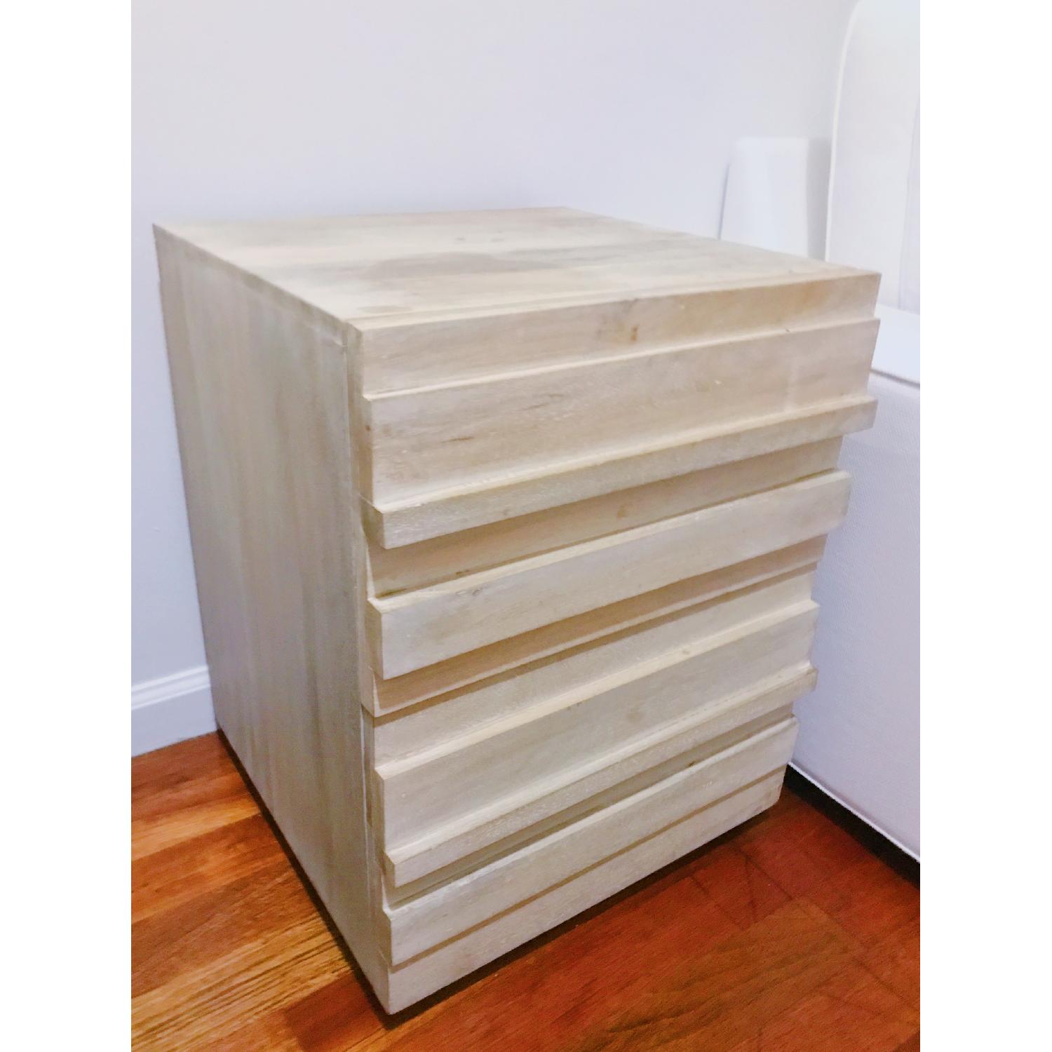 West Elm Stria Nightstand - image-1