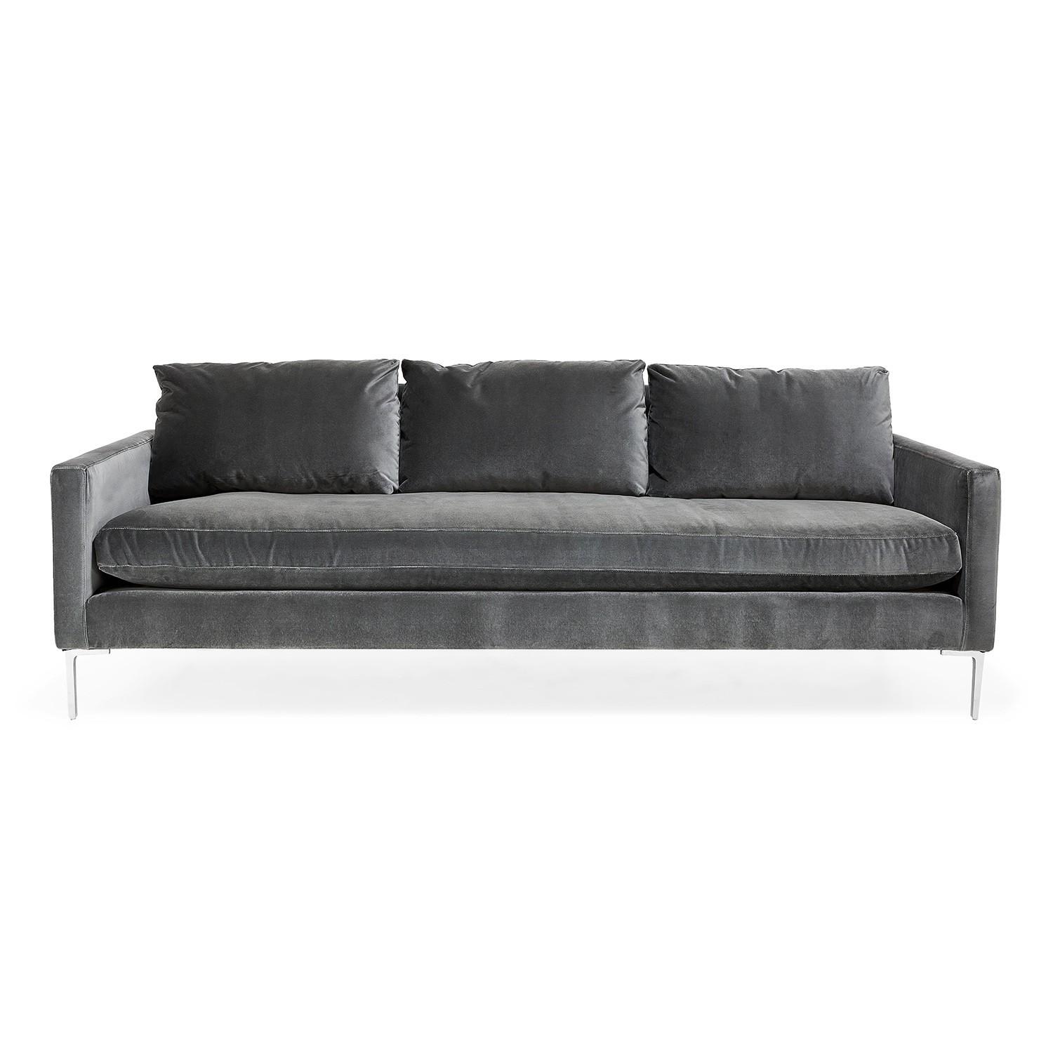 ABC Carpet and Home Velvet Sofa - image-4