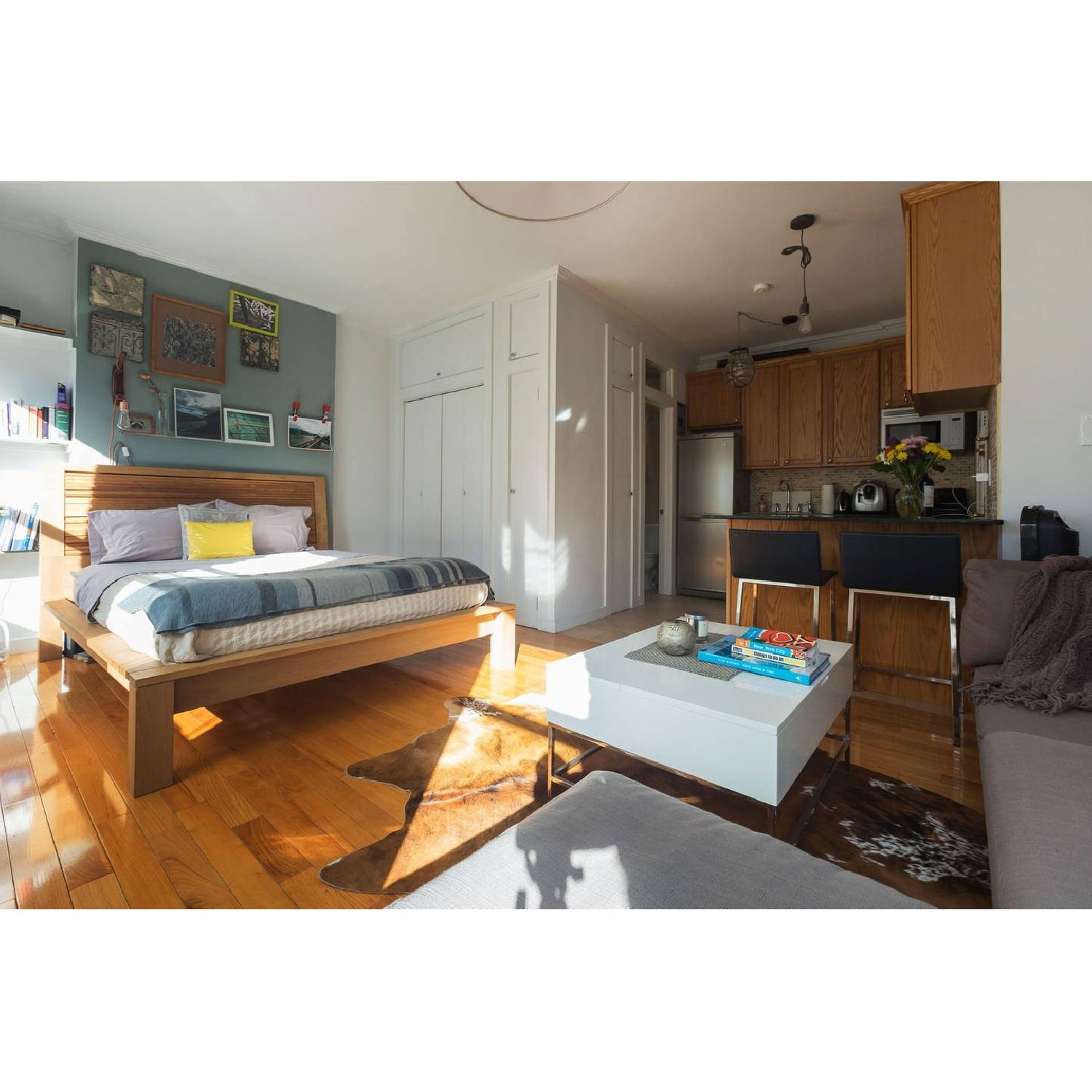 Crate & Barrel Sierra Queen Size Bed Frame - image-4