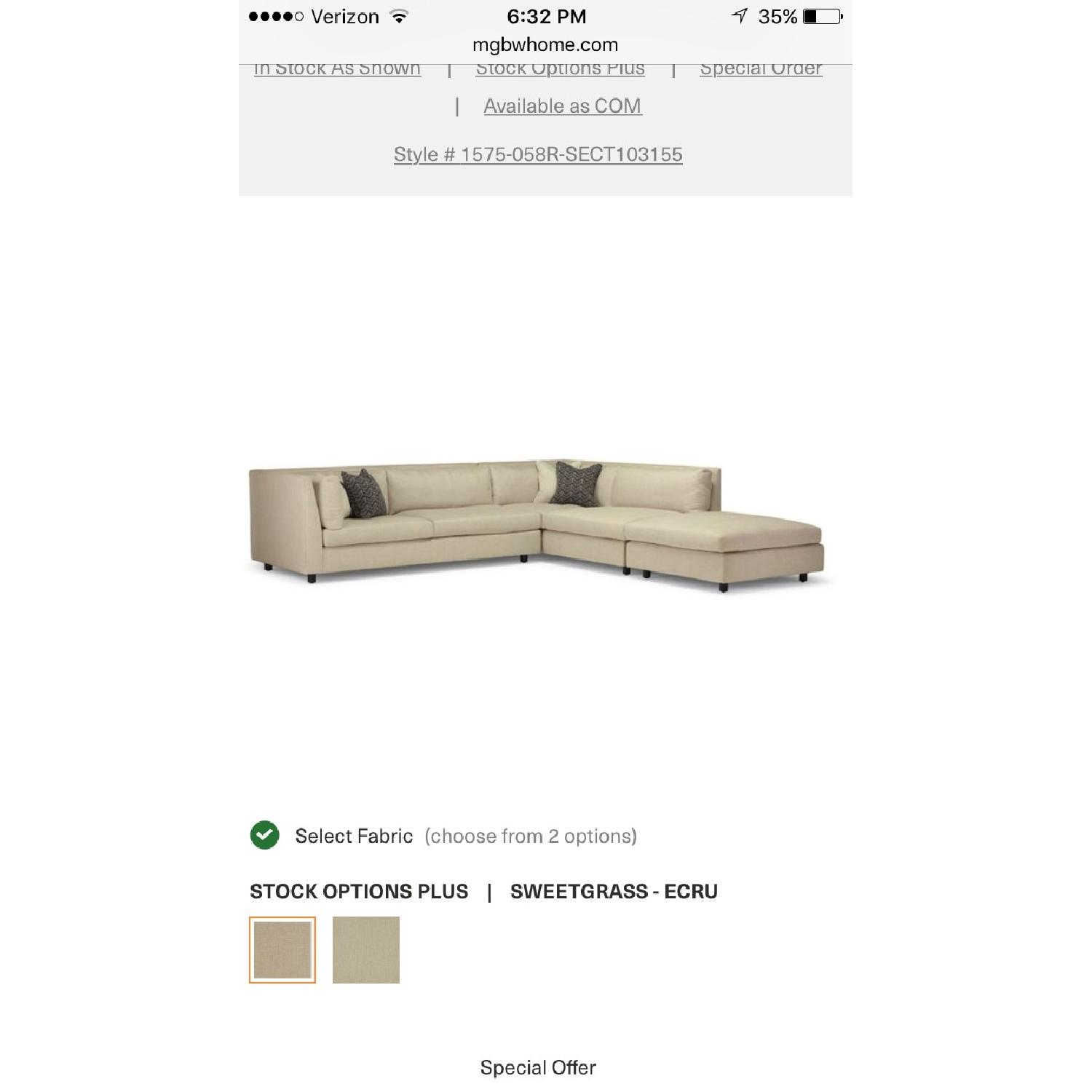 Mitchell Gold + Bob Williams Franco Sectional Sofa - image-7