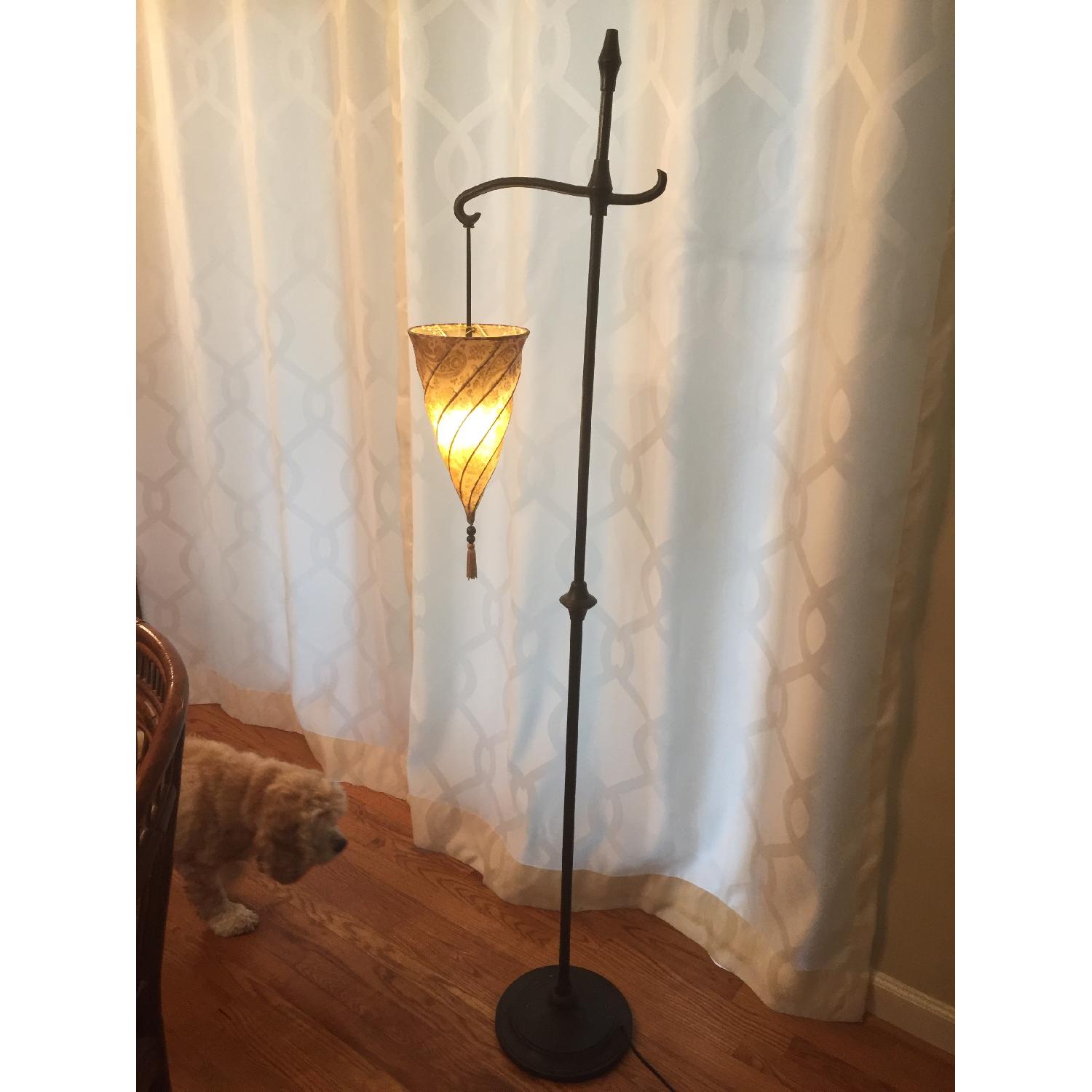 Floor Lamp w/ Conical Lamp Shade - image-1