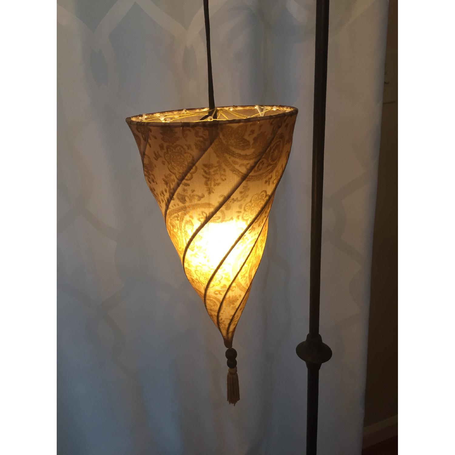 Floor Lamp w/ Conical Lamp Shade - image-3
