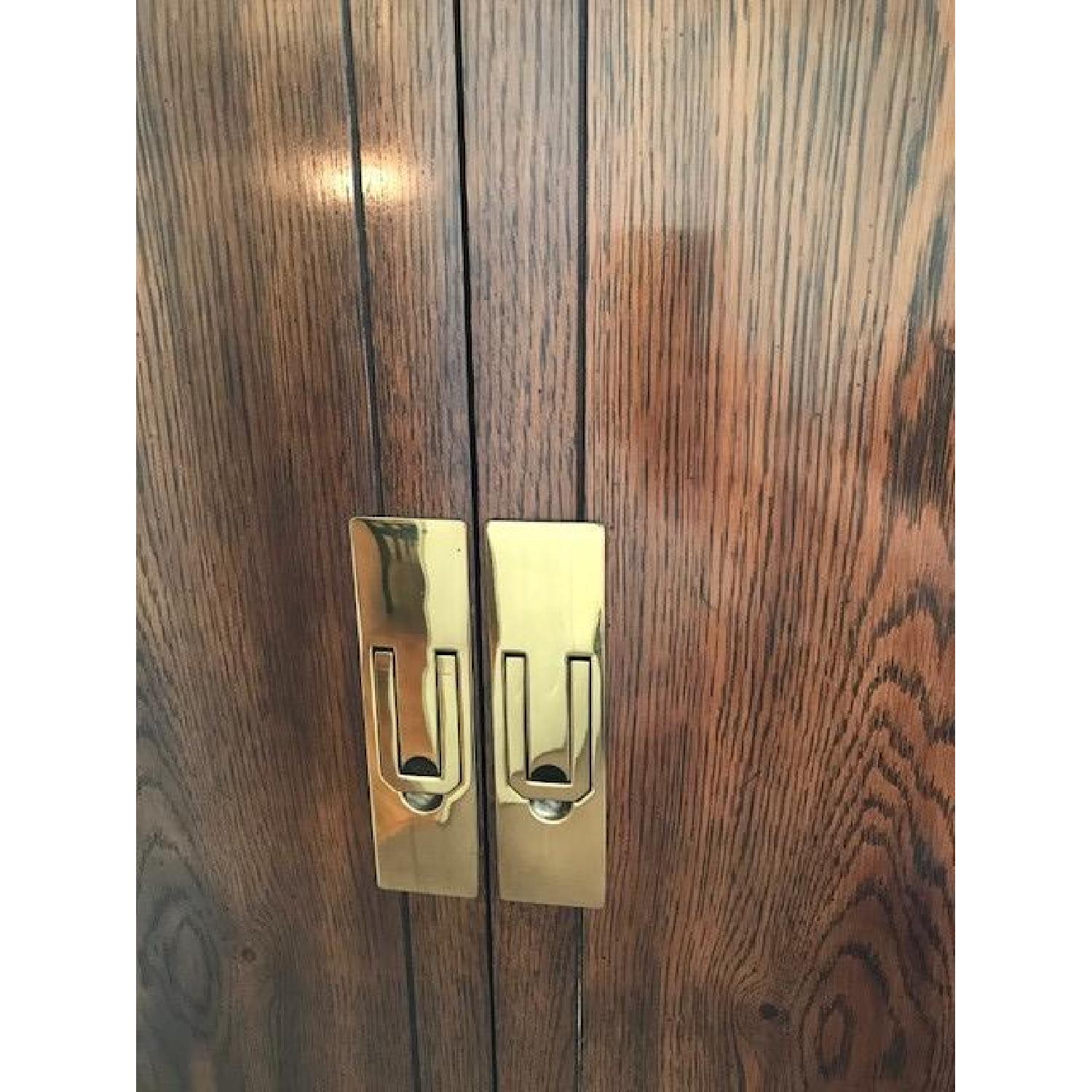 Henredon Campaign Style King Size Head Unit - image-10