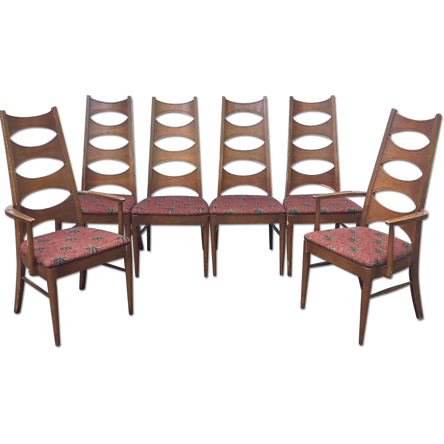 Kent Coffey Cat Eye Dining Chairs AptDeco