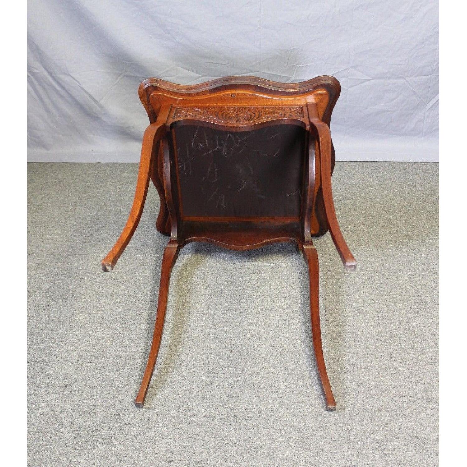 Antique French Provincial Carved End/Side Table AptDeco