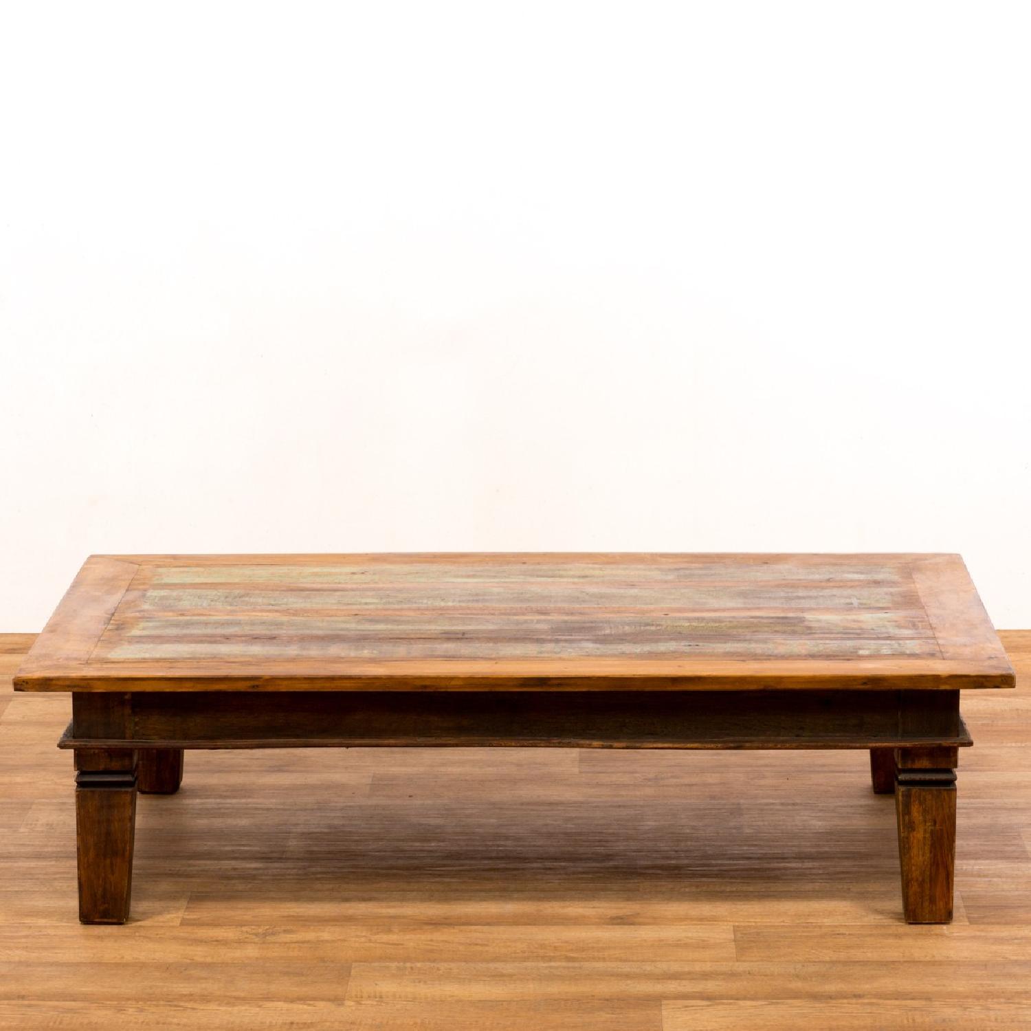 Eco-Friendly Reclaimed Wood Large Coffee Table - image-1