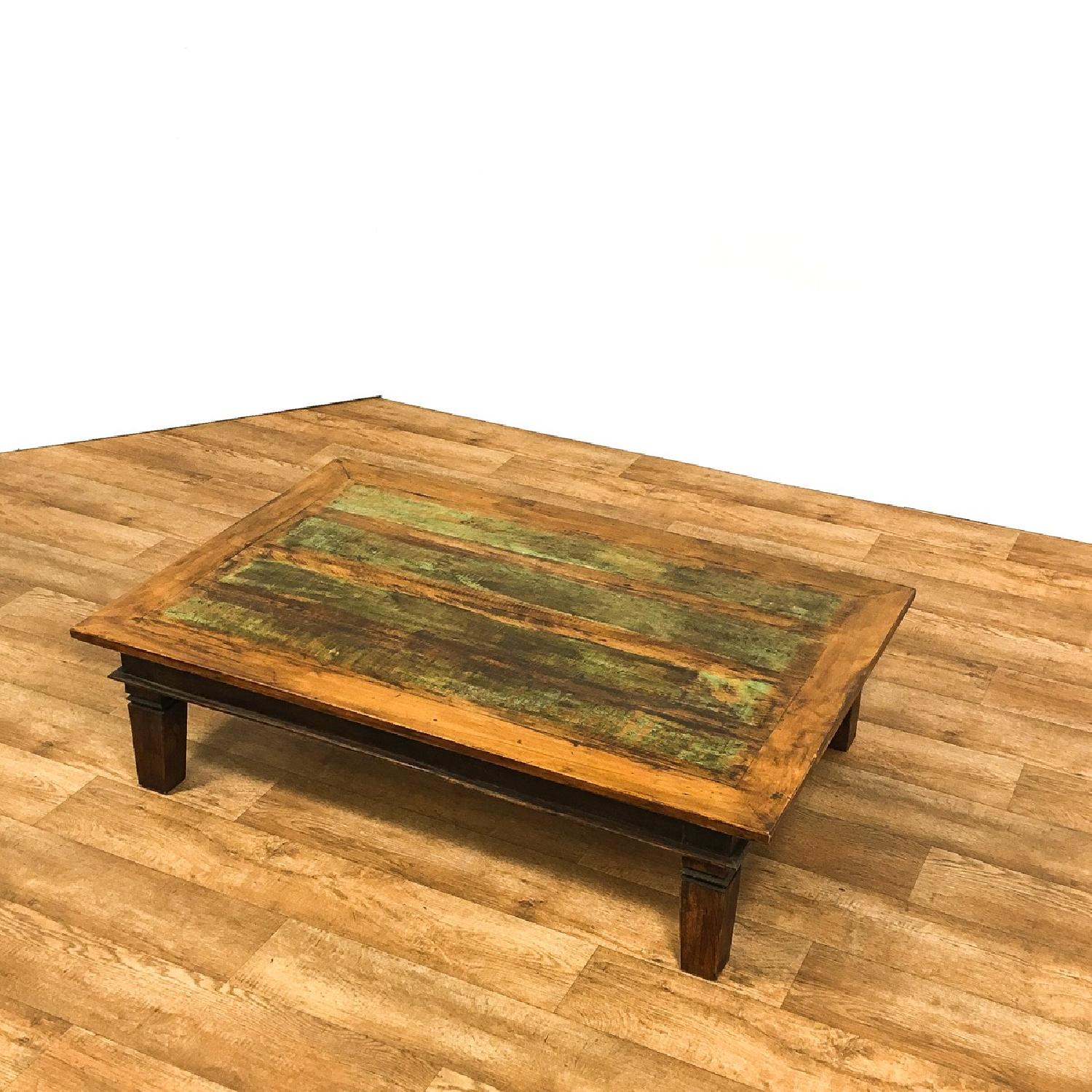 Eco-Friendly Reclaimed Wood Large Coffee Table - image-4