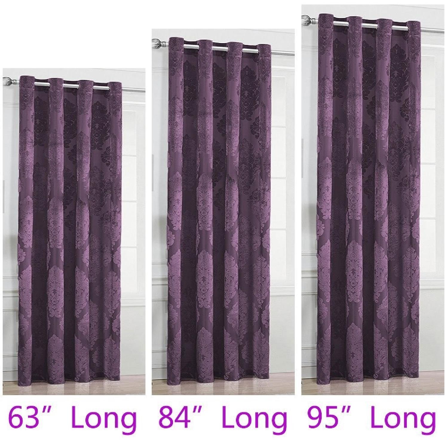 Velvet Window Treatments Drapery/Panels - image-1