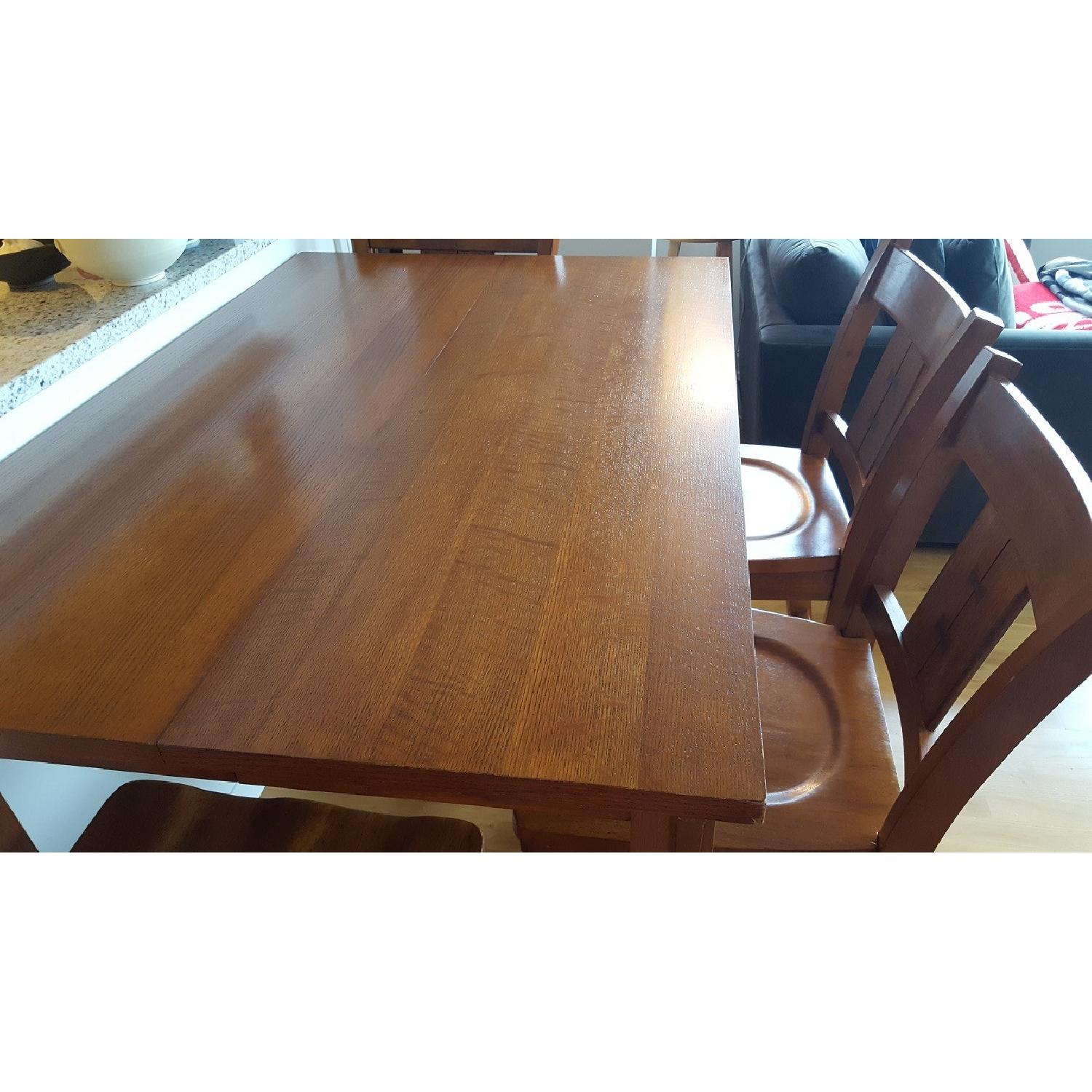 Craftsman Dining Table w/ 4 Chairs - image-3