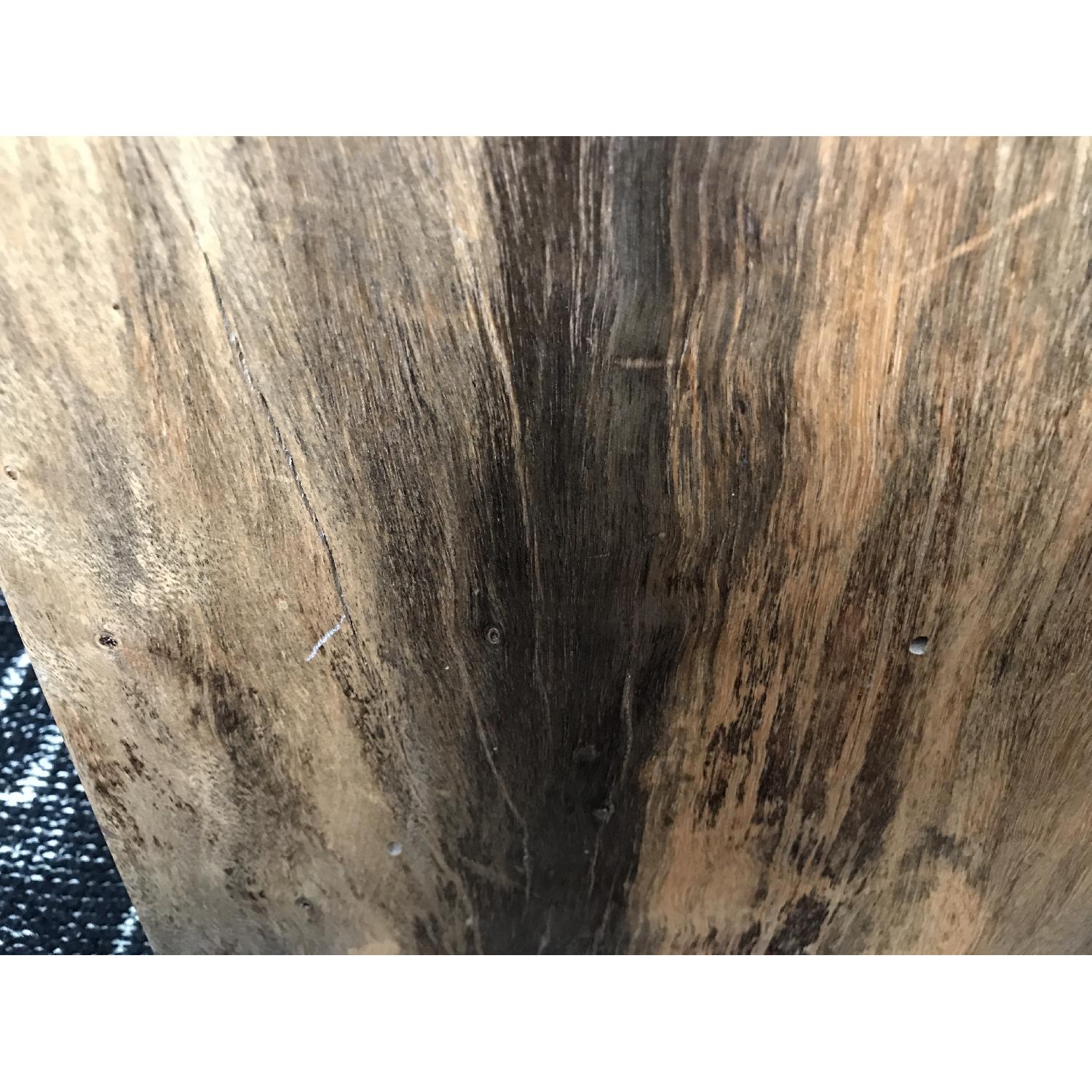 Natural Wood Grain Solid Wood Side Table - image-6