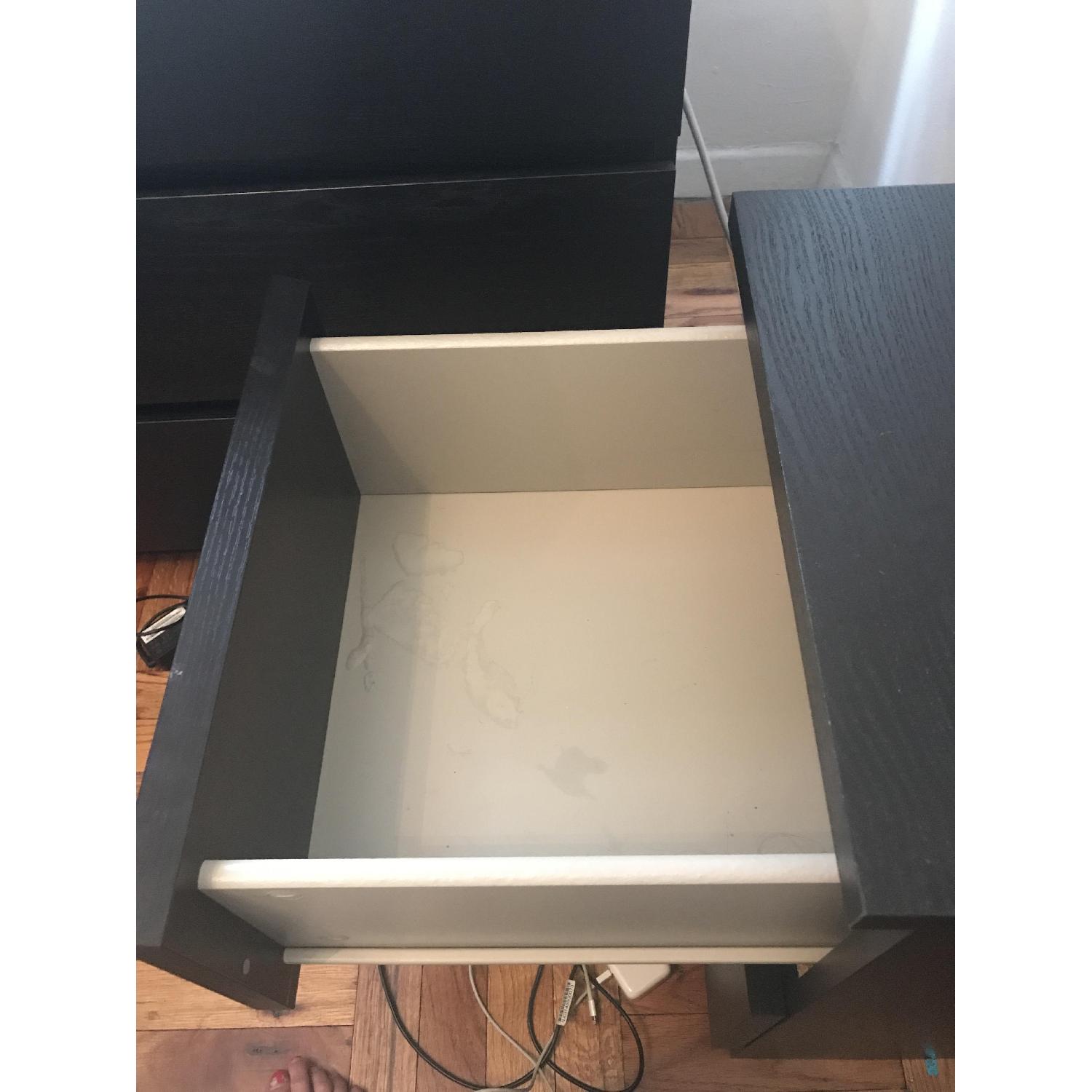 Ikea Malm 2 Drawer Bed Side Table - image-5
