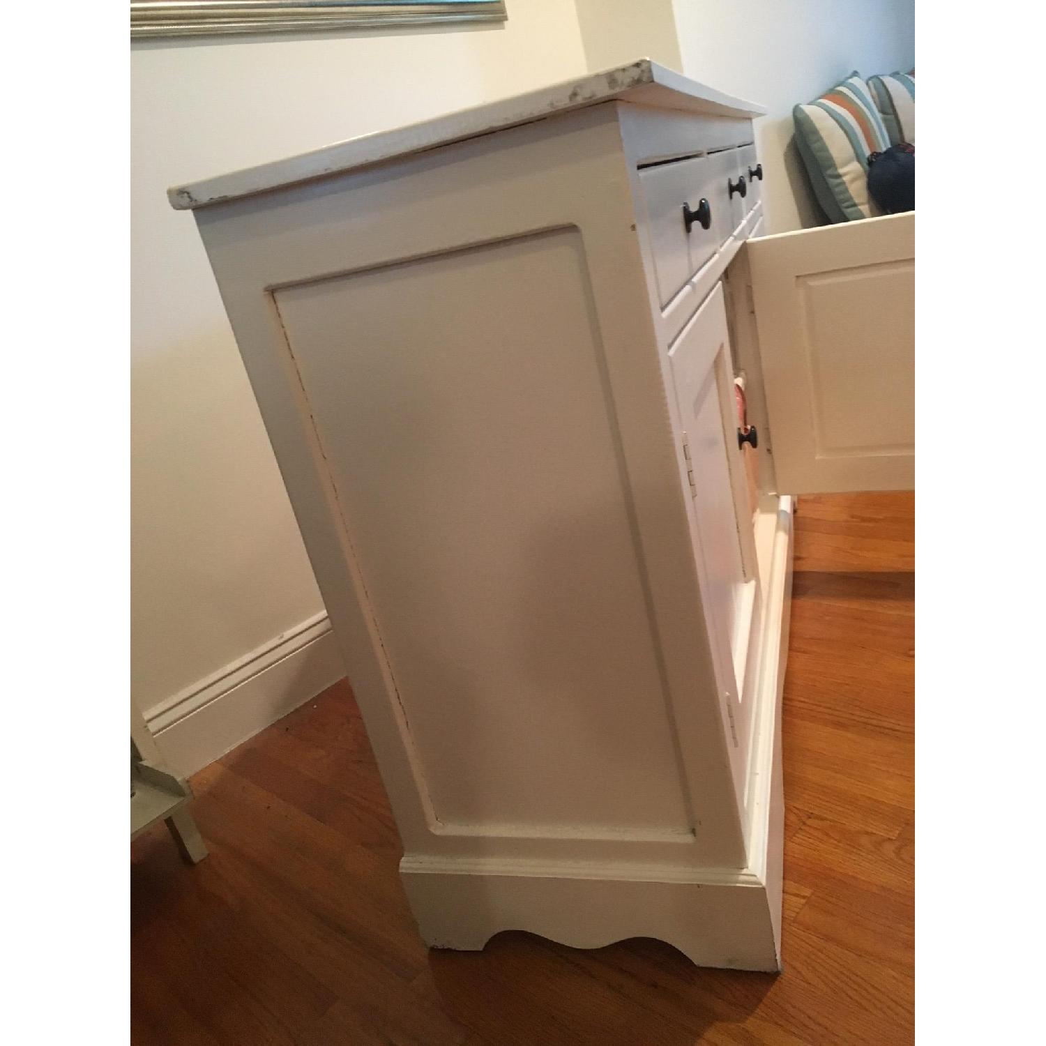Nadeau White Three-Door Three Drawer Buffet - image-3