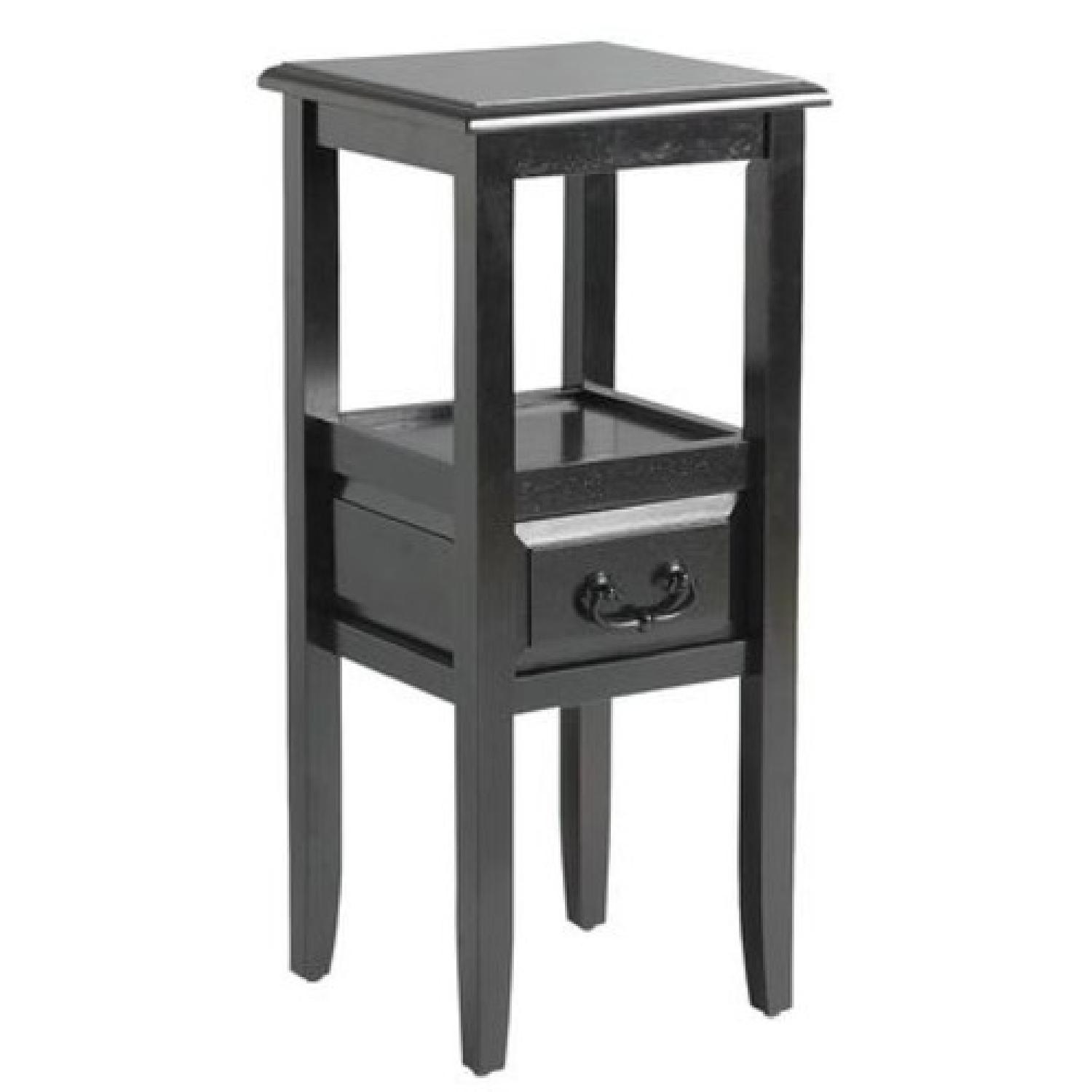 Pier 1 Dark Wood Side Table - image-0
