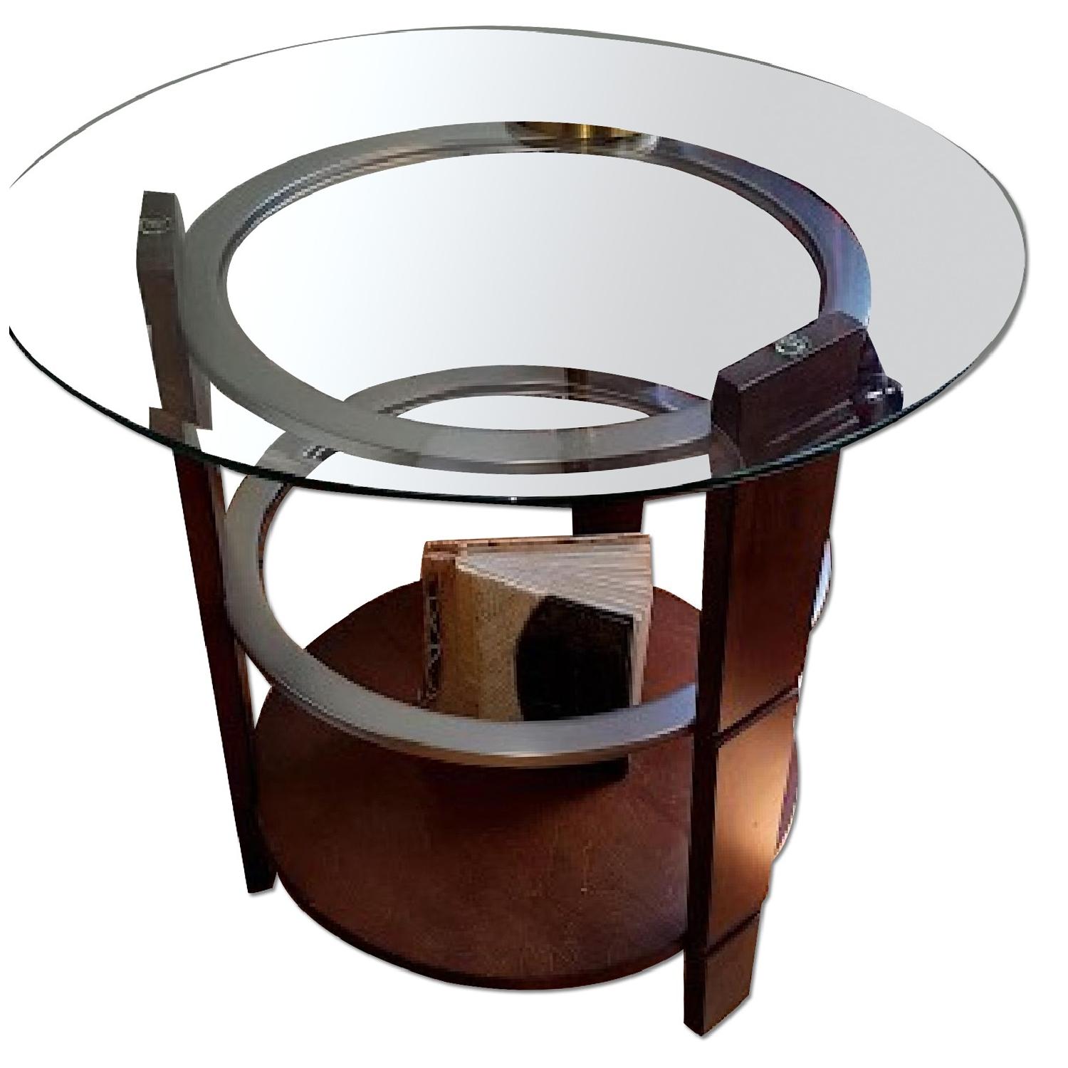 Round Coffee Table + 2 End Tables - image-5