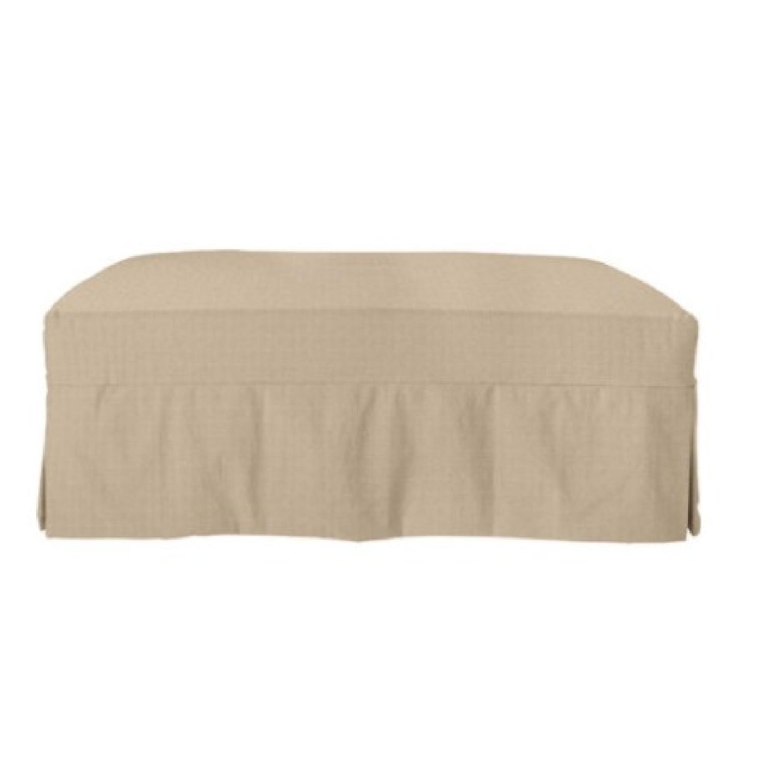 Arhaus Emory Slipcovered Sofa + Chair and a Half & Ottoman - image-5