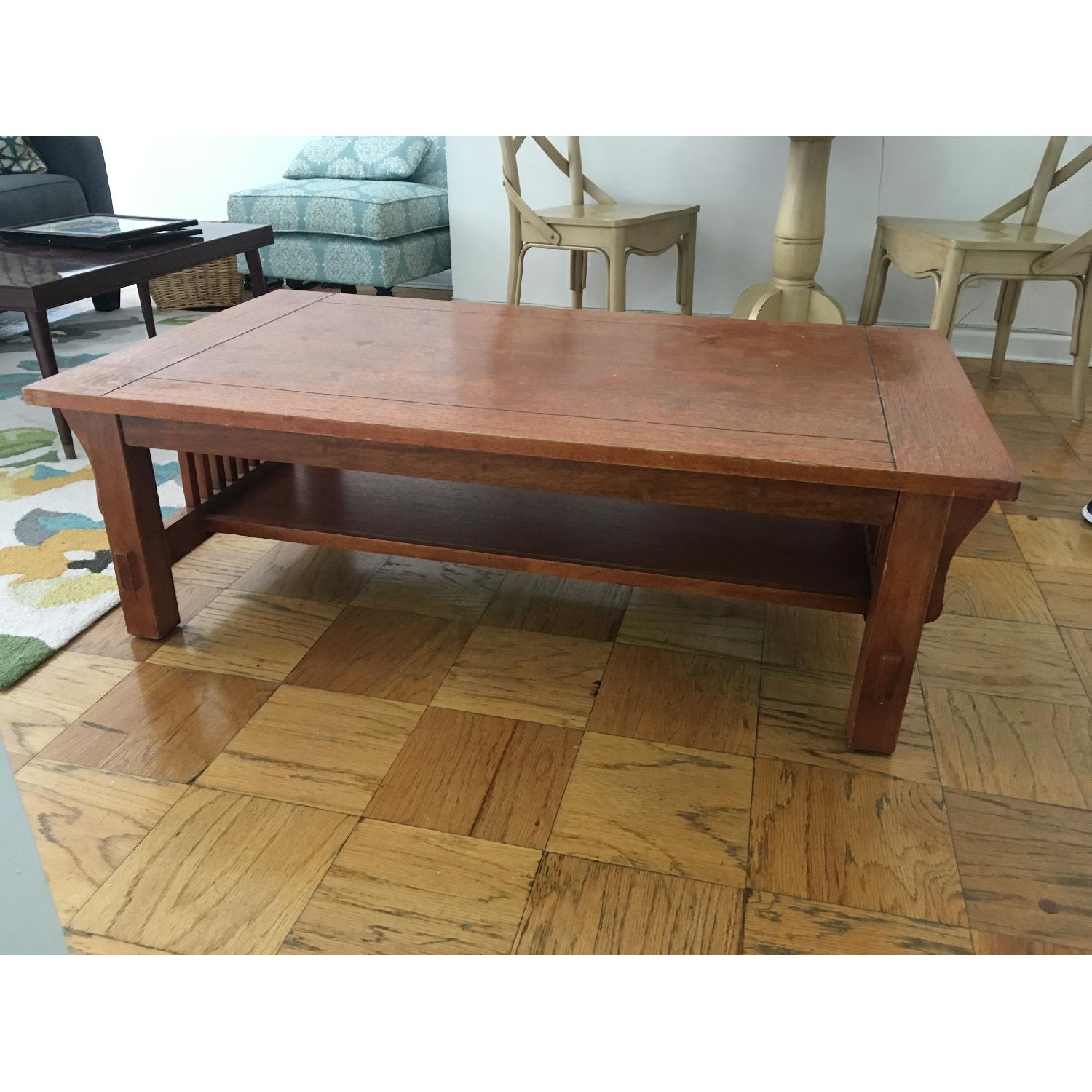 Light Wood Coffee Table - image-1